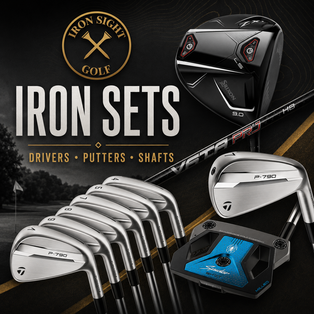 Golf Clubs - Drivers - Irons - Putters - Shafts