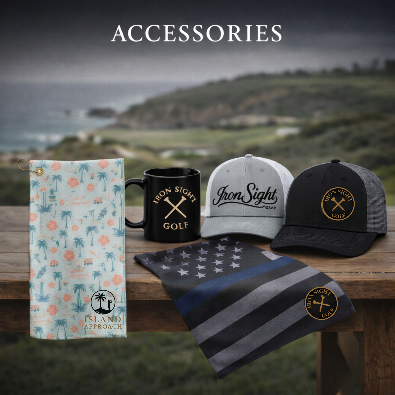 Hats Towels Accessories Collection for Style and Comfort - Iron Sight Golf