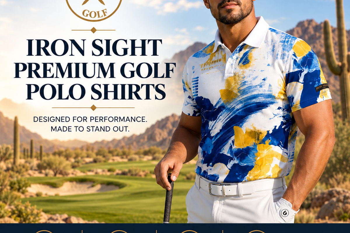 Iron Sight Golf premium golf polos for men and women collection