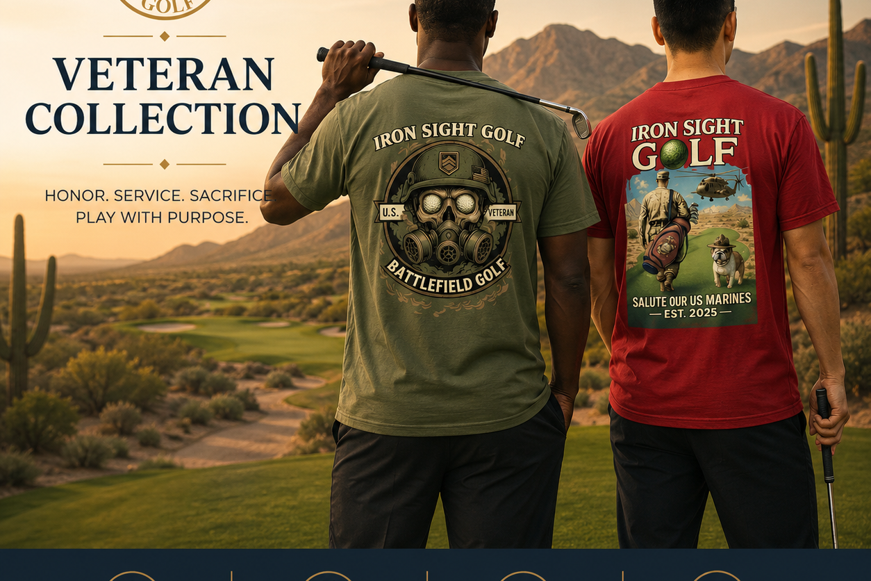Veteran Apparel Collection - Honor Your Service in Style - Iron Sight Golf