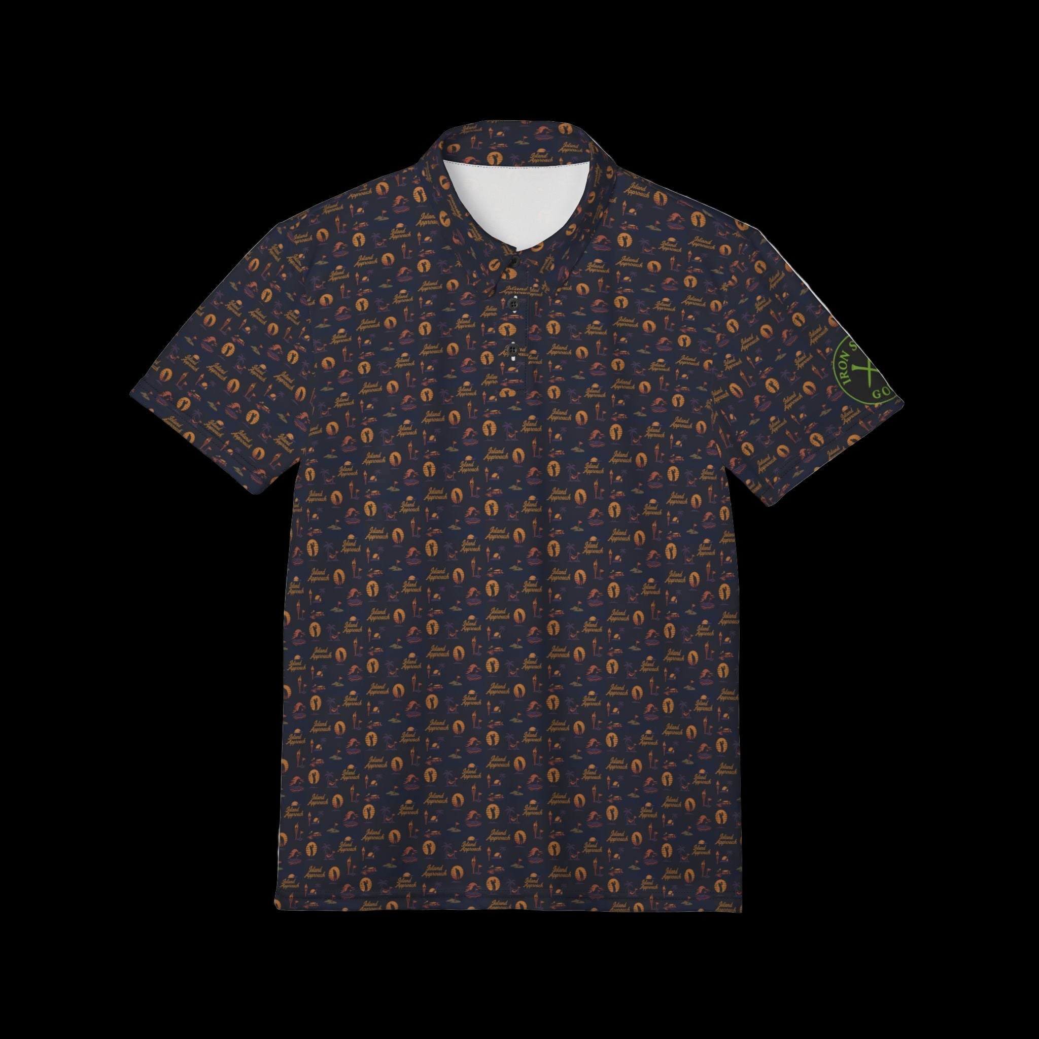 Island Approach Midnight Golf Polo - Iron Sight Golf
