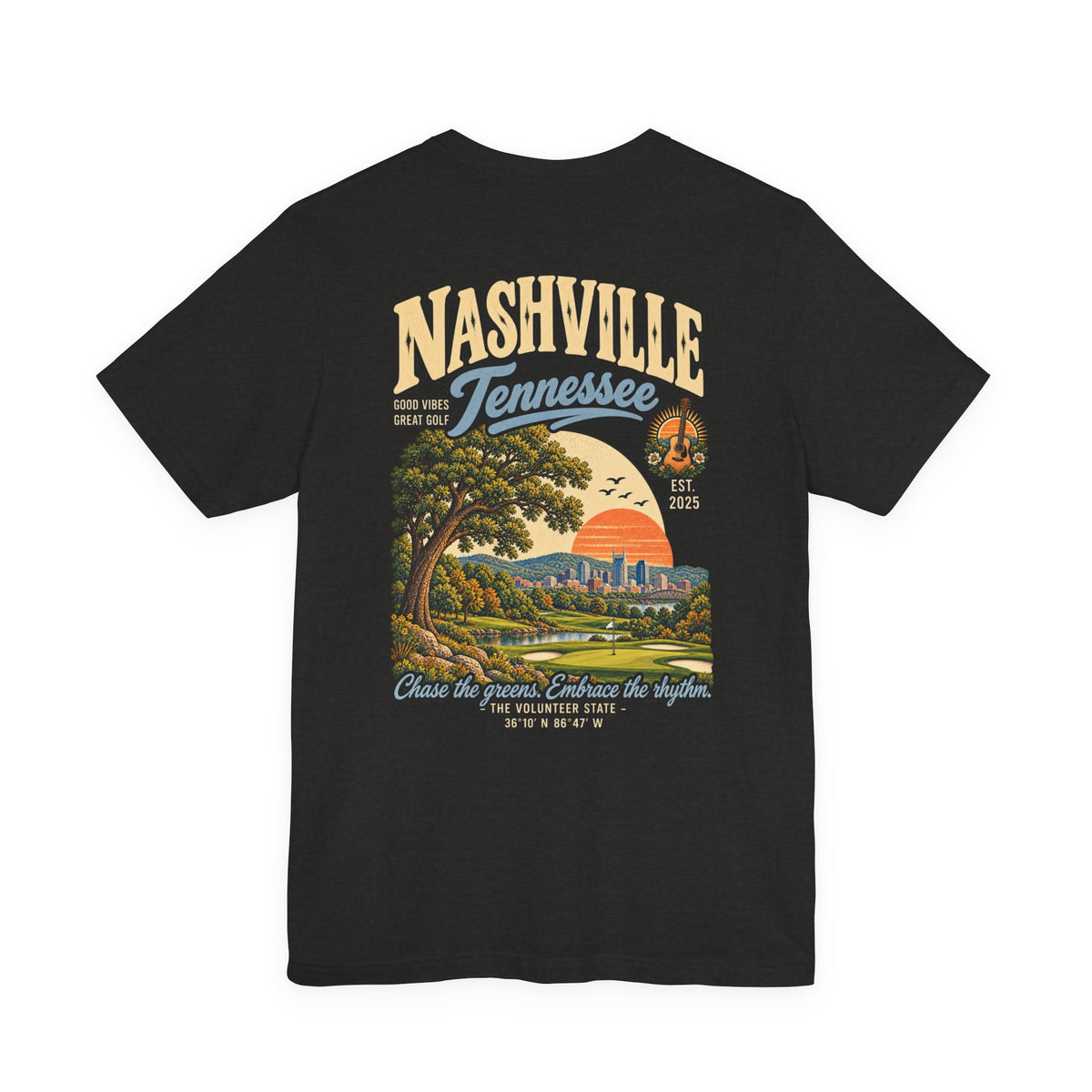 Nashville Tennessee Golf T-Shirt by Iron Sight Golf – product image 12