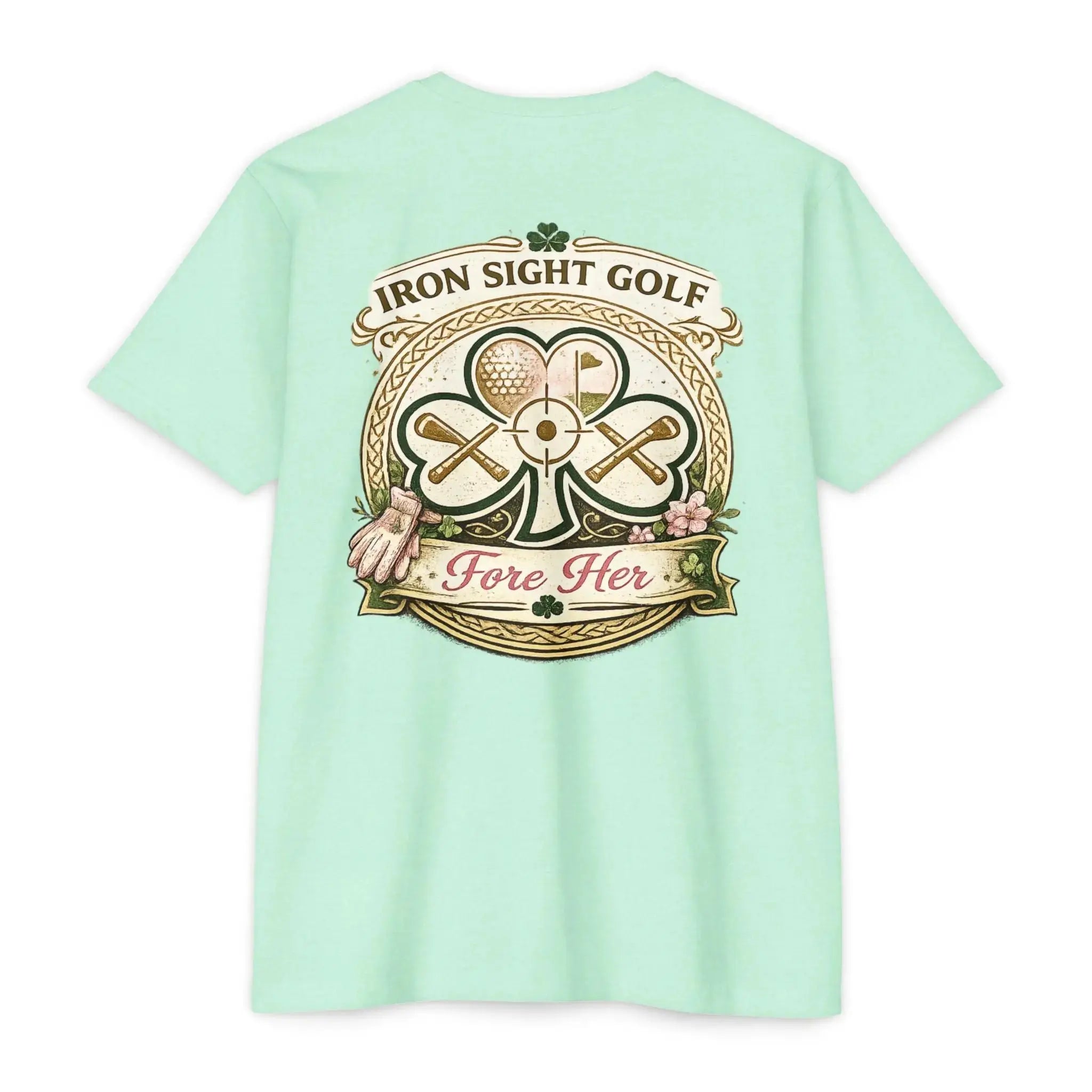 Fore Her Luck Golf Tee - Iron Sight 60/40 Next Level T-Shirt Printify