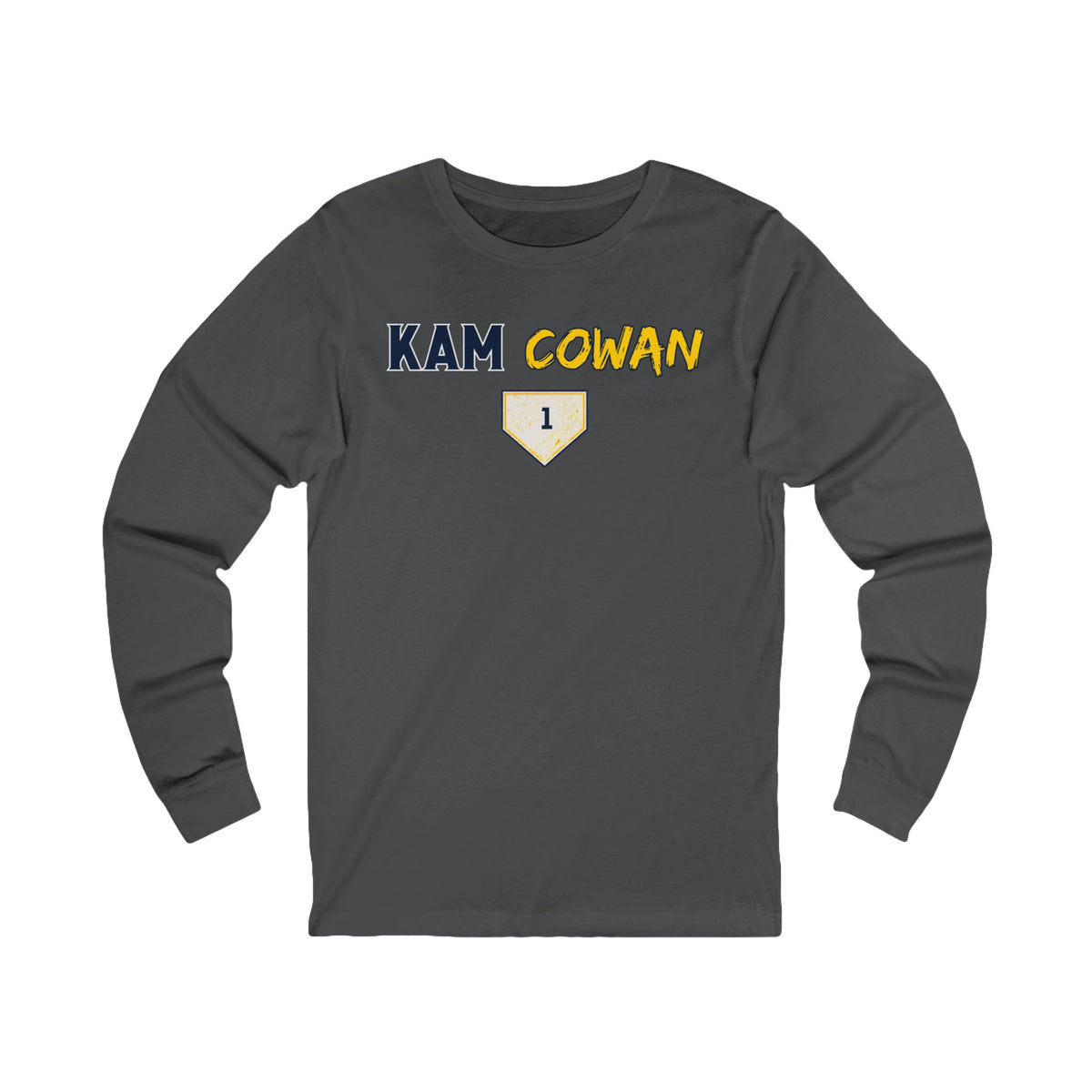 Kam Cowan baseball long sleeve tee product view 5