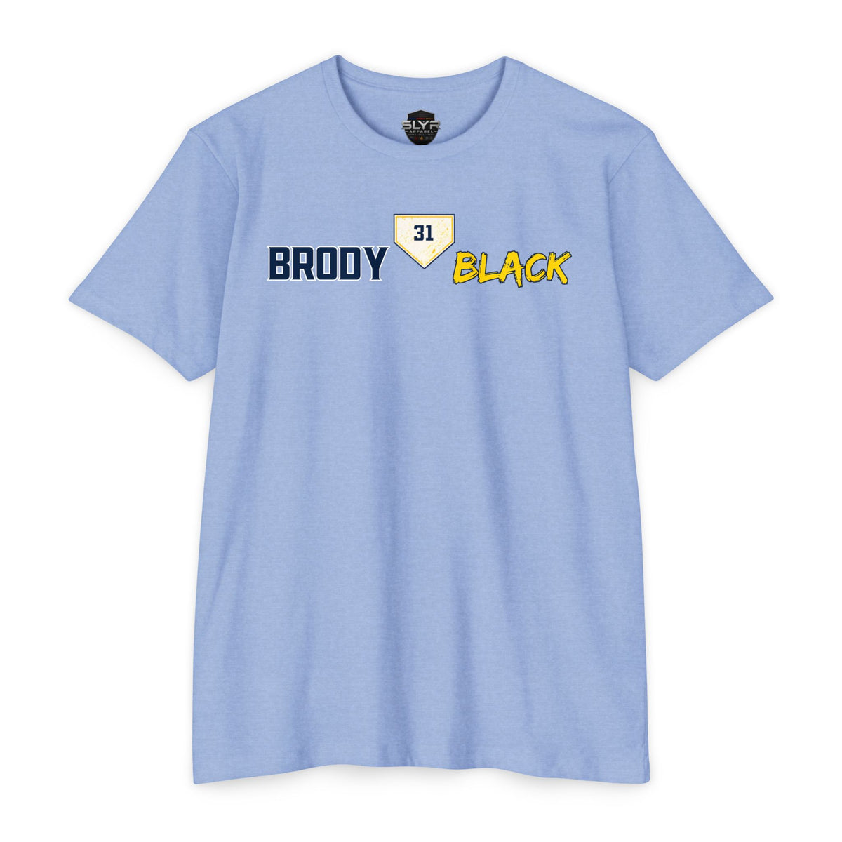 Brody Black #31 baseball T-shirt product view 6