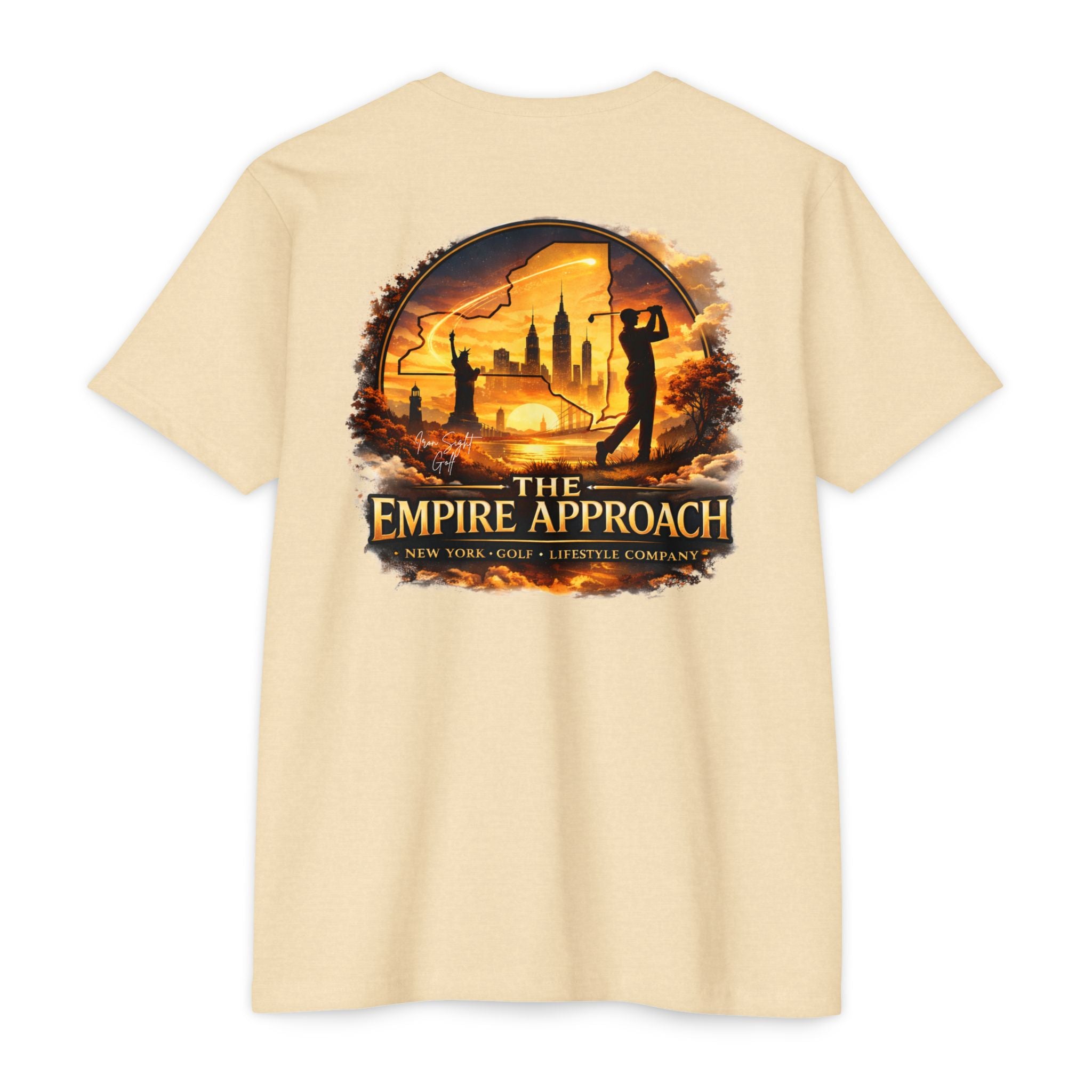The Empire Approach New York golf T-shirt by Iron Sight Golf