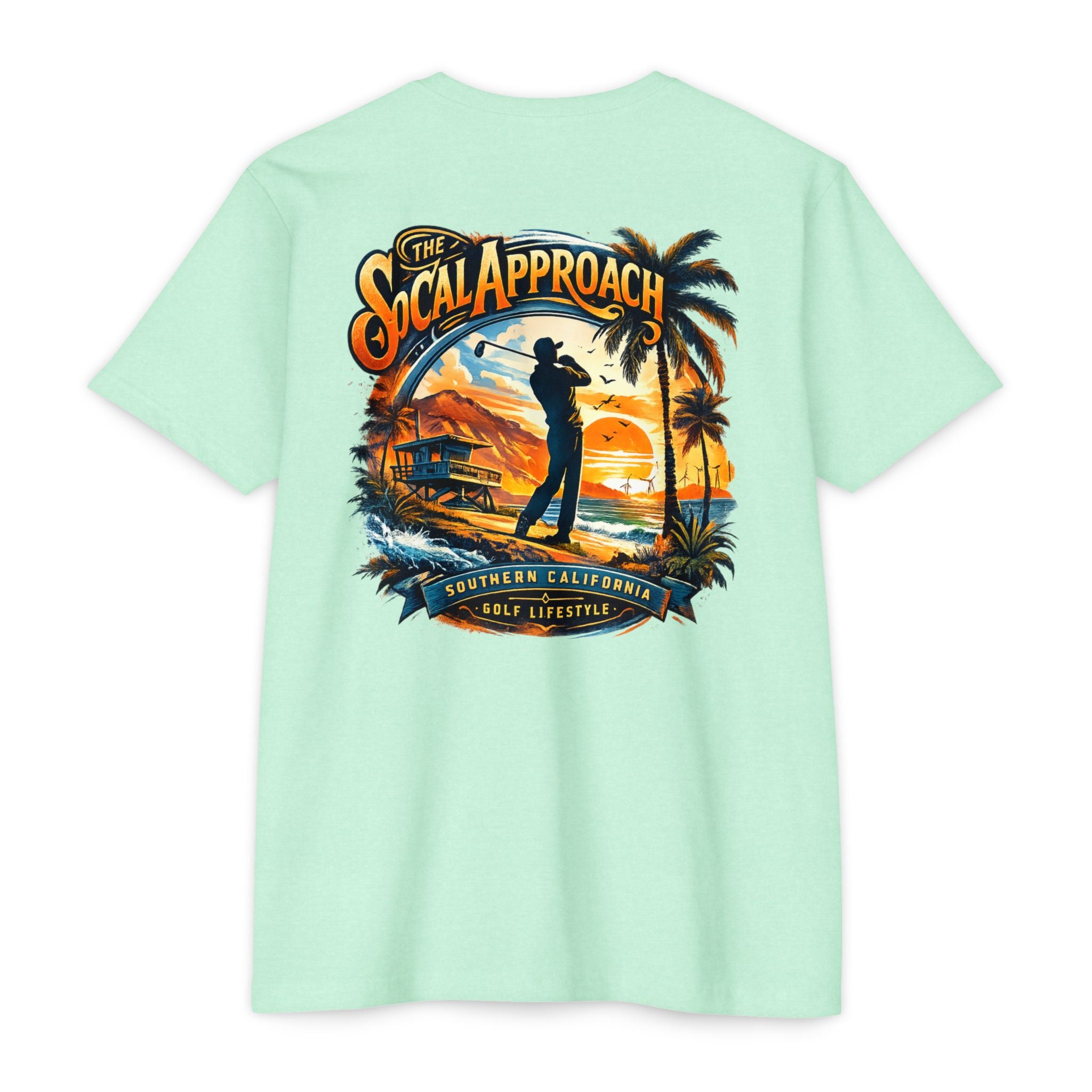 The So Cal Approach golf lifestyle T-shirt by Iron Sight Golf
