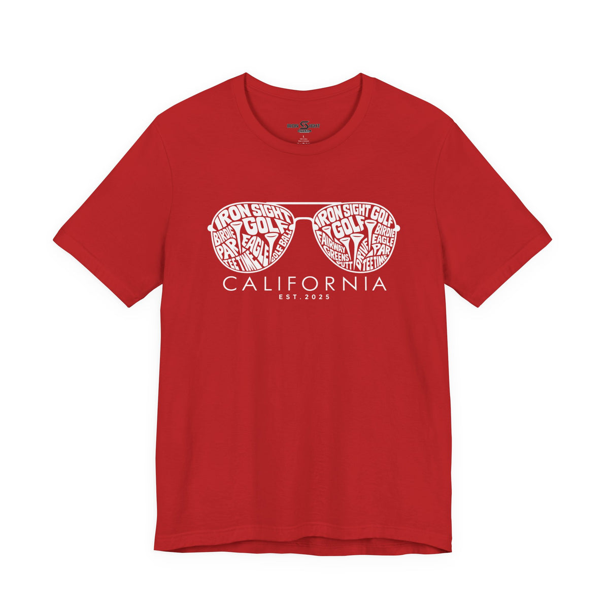 Iron Sight Golf California Sunglasses Graphic T-Shirt by Iron Sight Golf – product image 4