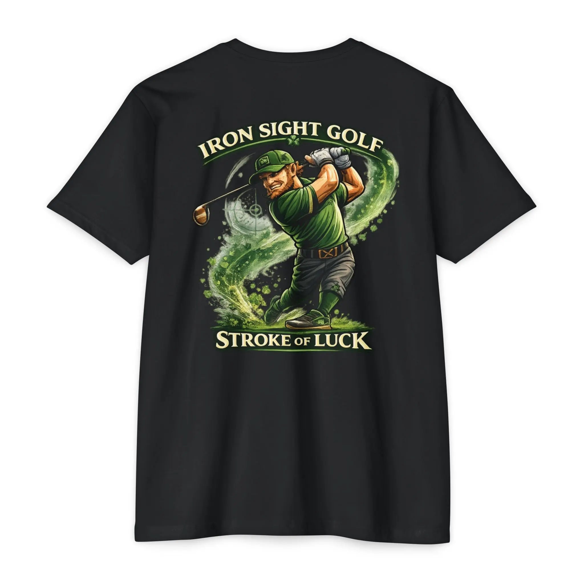 Iron Sight Golf's Stroke of Luck 60/40 Next Level Tee - Premium Iron Sight Golf Tee for Ultimate Performance Printify