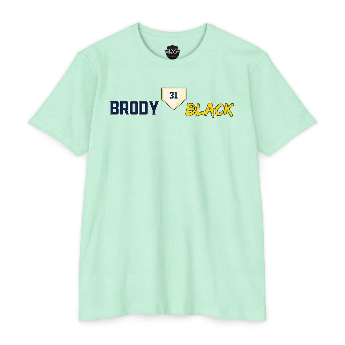 Brody Black #31 baseball T-shirt product view 3