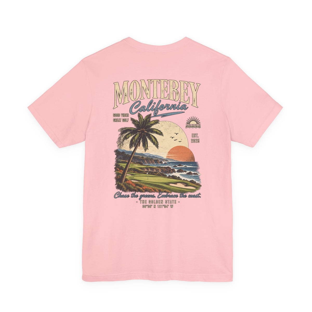 Monterey California Golf T-Shirt by Iron Sight Golf – product image 14