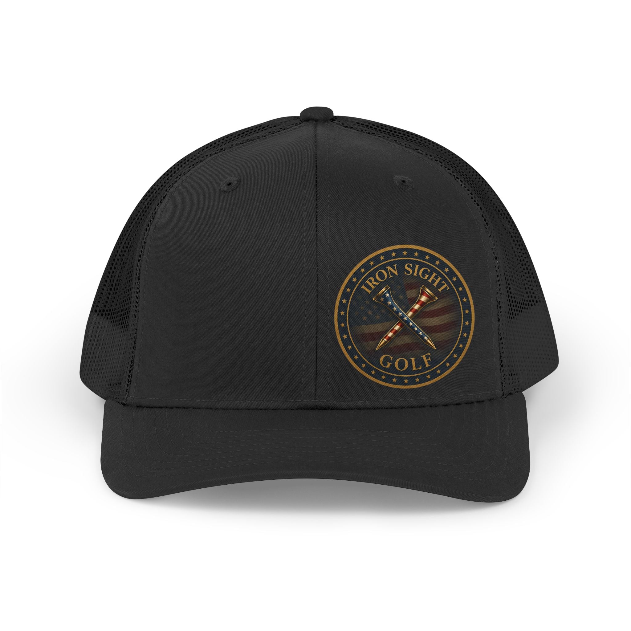 Iron Sight Golf American Flag Trucker Hat - product view 1