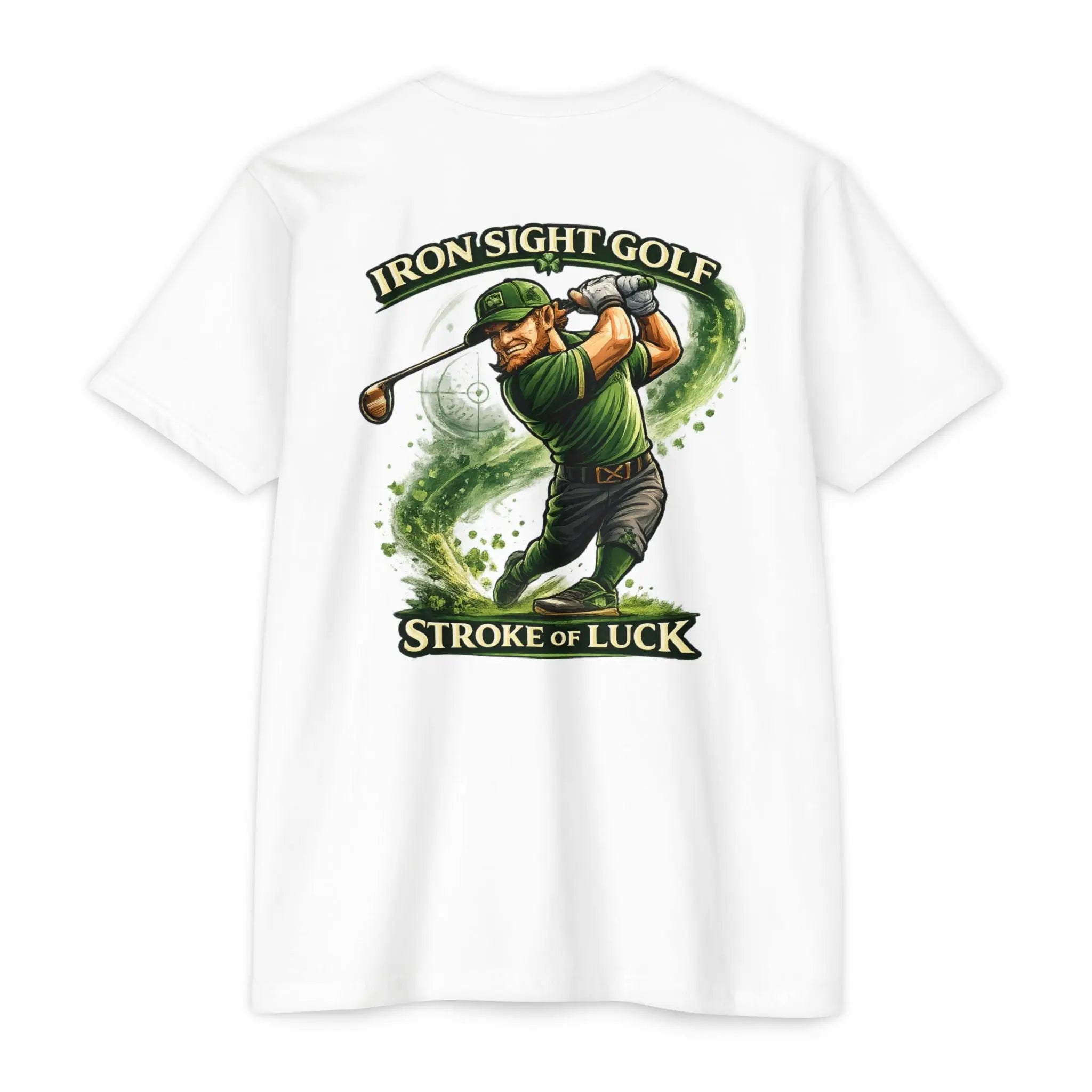 Iron Sight Golf's Stroke of Luck 60/40 Next Level Tee - Premium Iron Sight Golf Tee for Ultimate Performance Printify