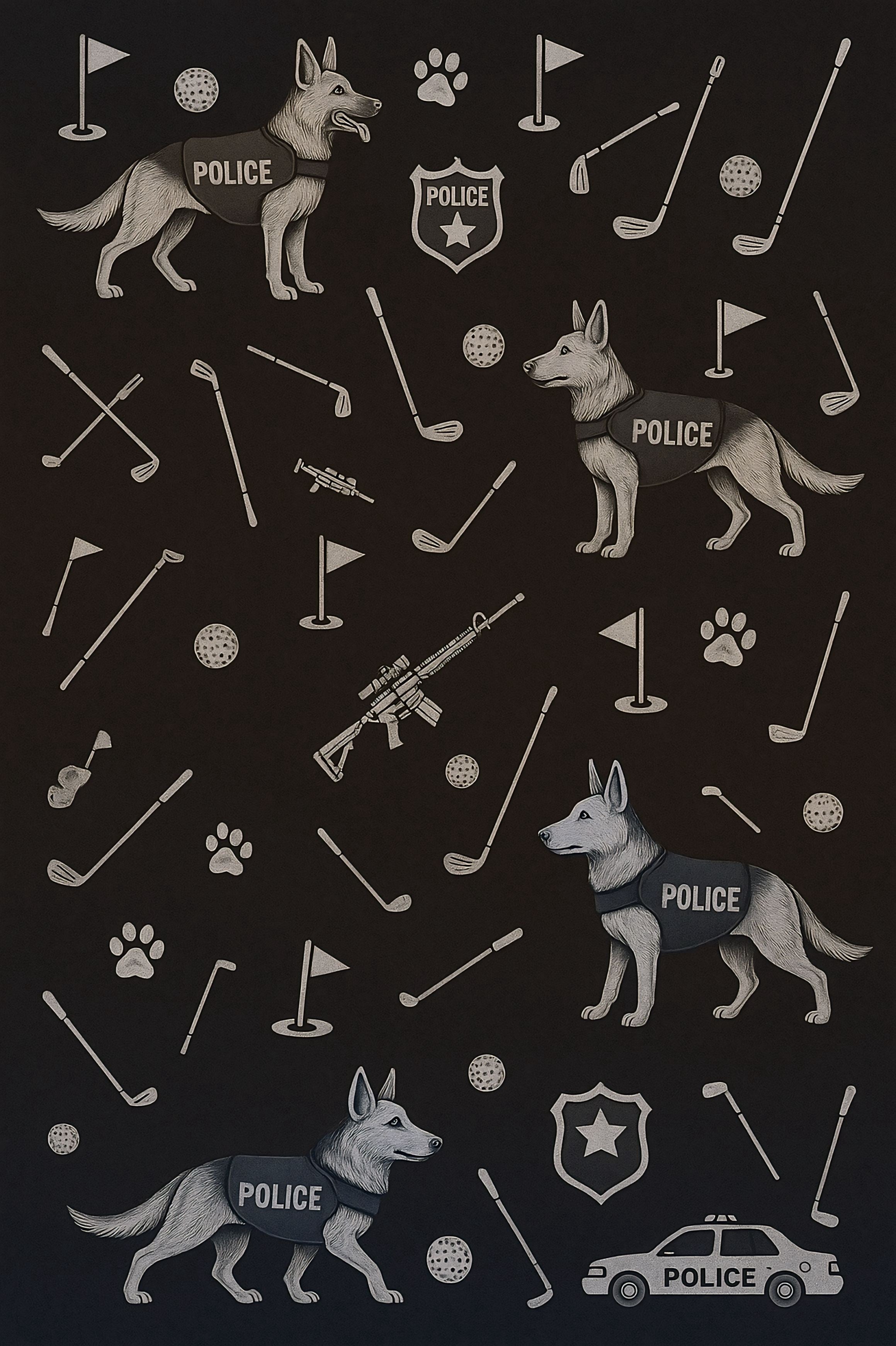 K9 Caddie Polyester Polo - Iron Sight Golf