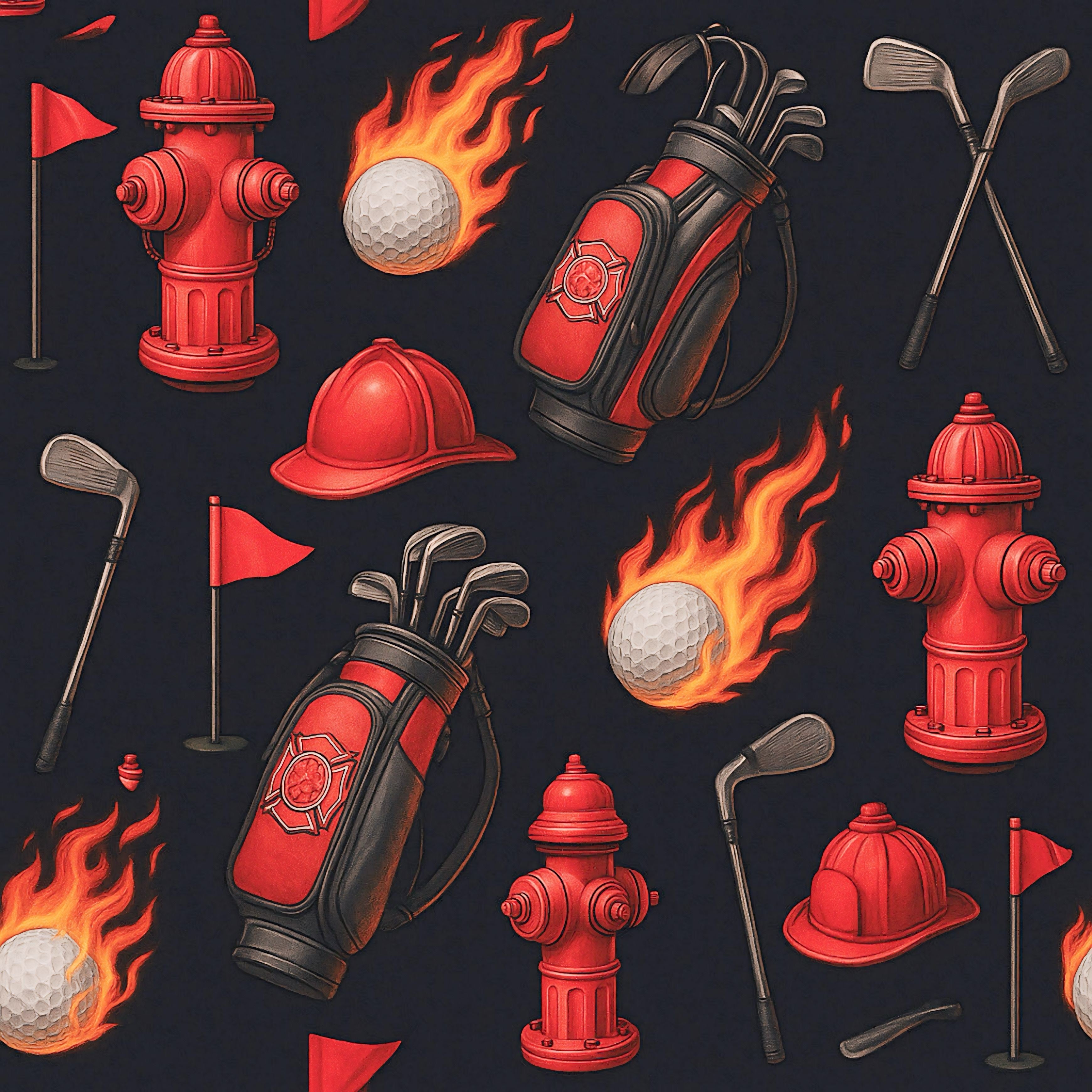 Firefighter Polo - Iron Sight Golf