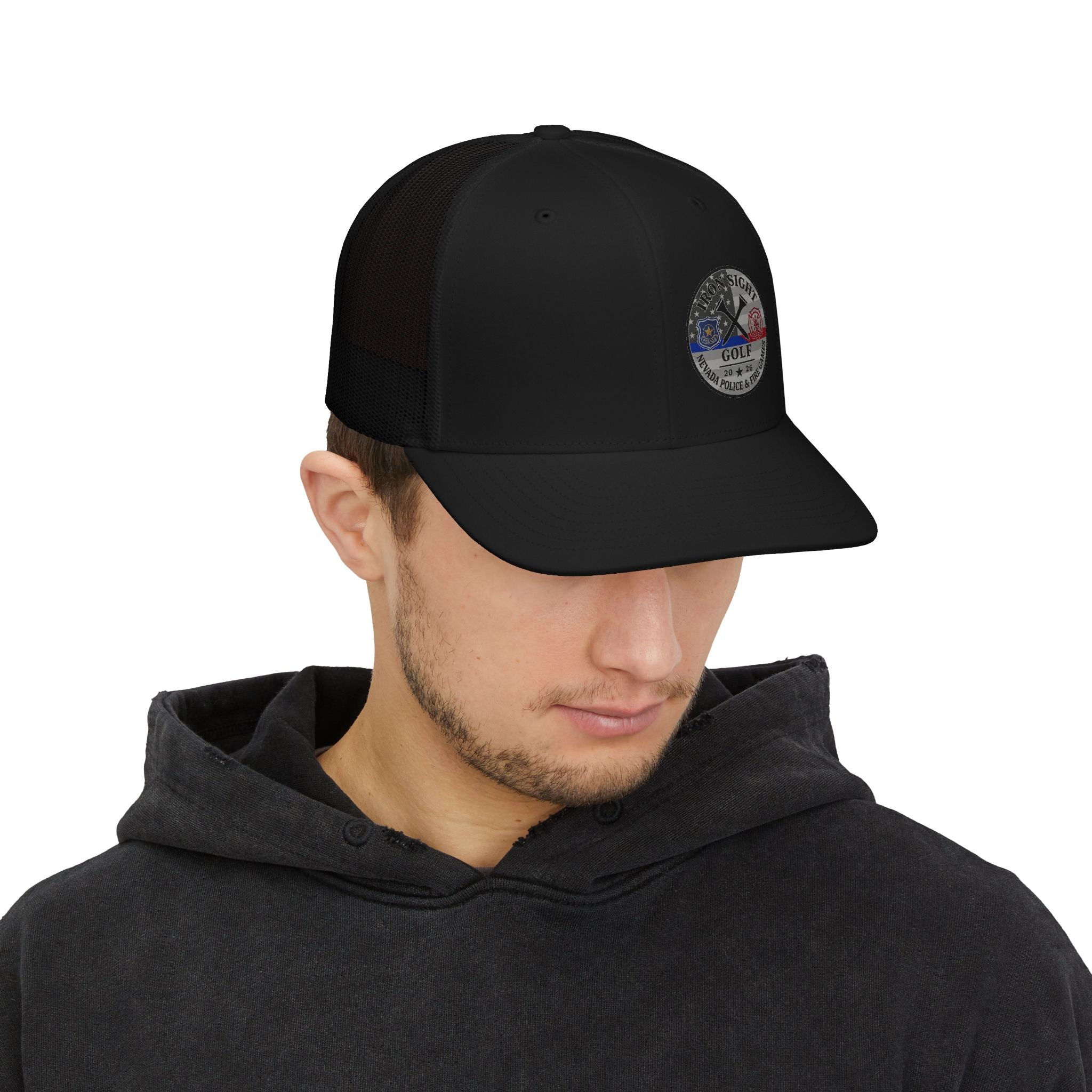 2026 Nevada Police and Fire Golf Game Snapback Hat - image 5