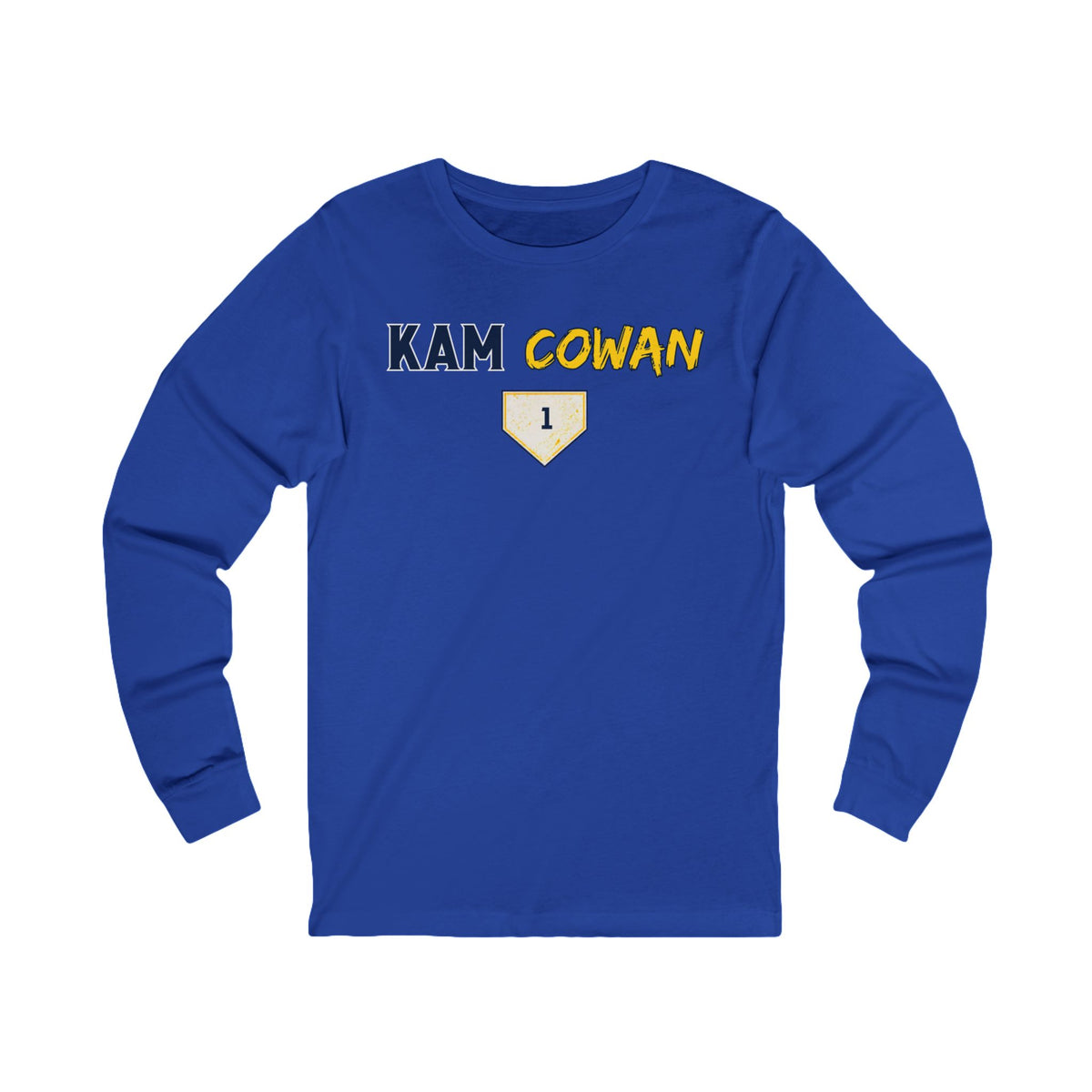 Kam Cowan baseball long sleeve tee product view 4
