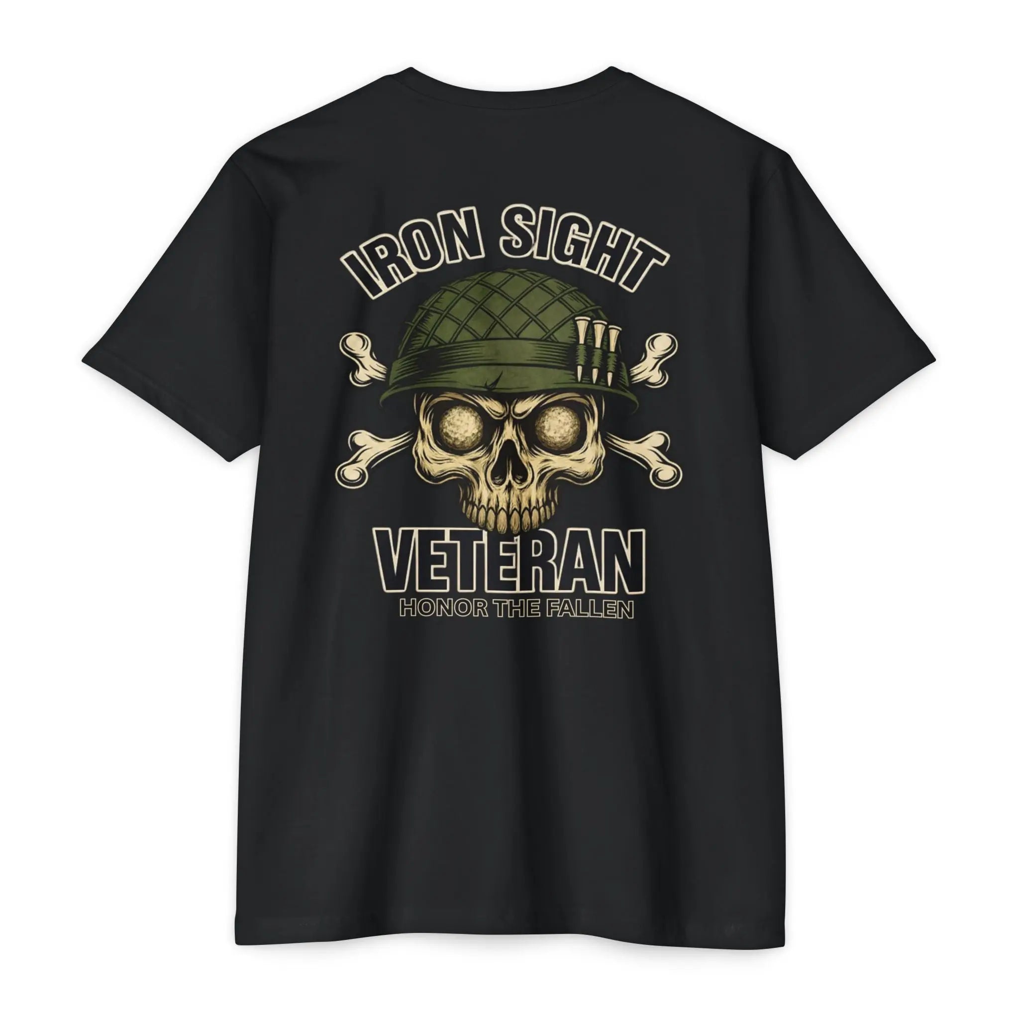 Iron Sight Veteran T-Shirt — Honor the Fallen Memorial Tee Printify