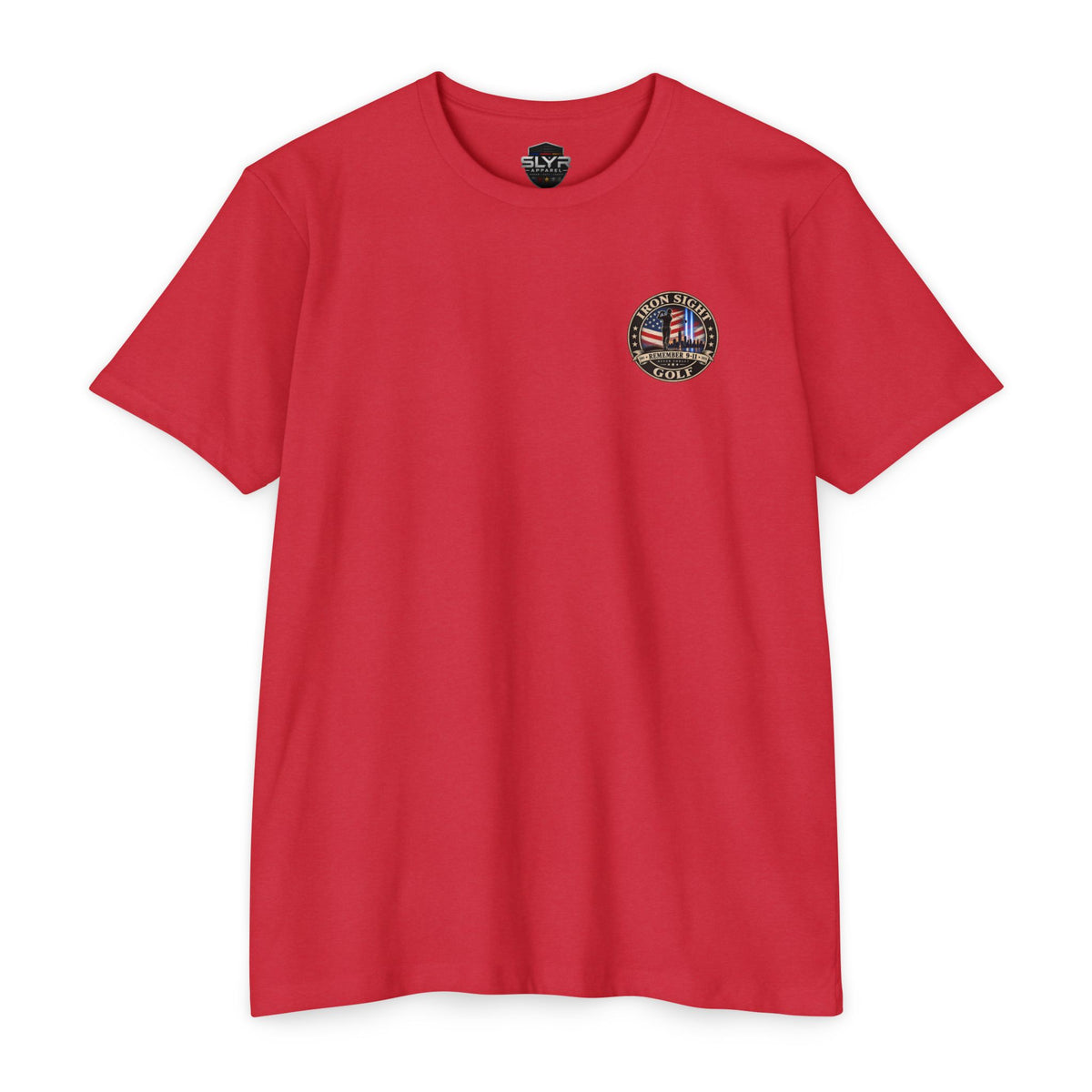 Remember 9-11 Tribute T-shirt by Iron Sight Golf