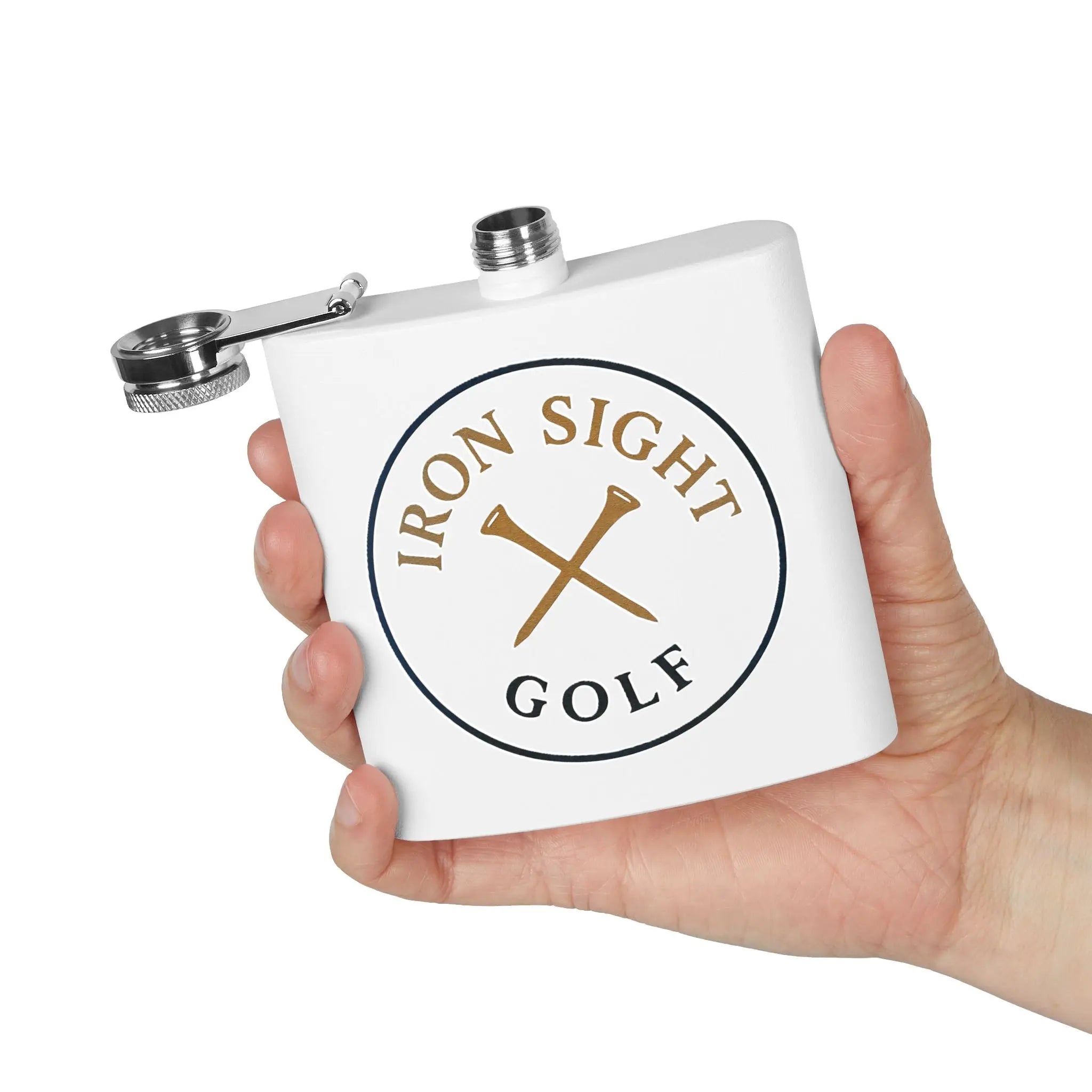 Iron Sight Golf Steel Flask - Iron Sight Golf