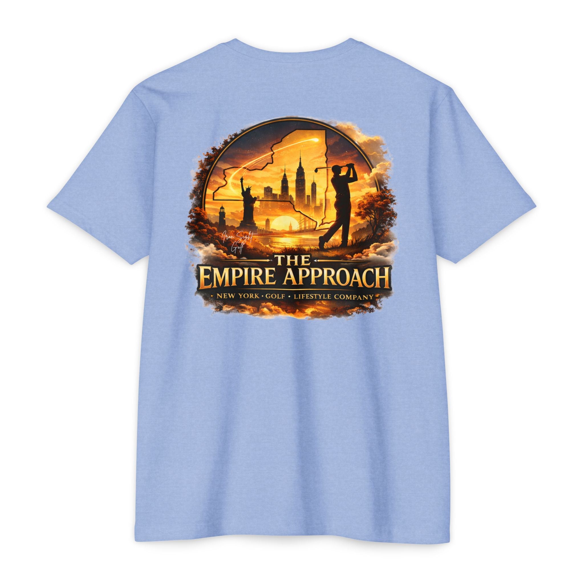 The Empire Approach New York golf T-shirt by Iron Sight Golf