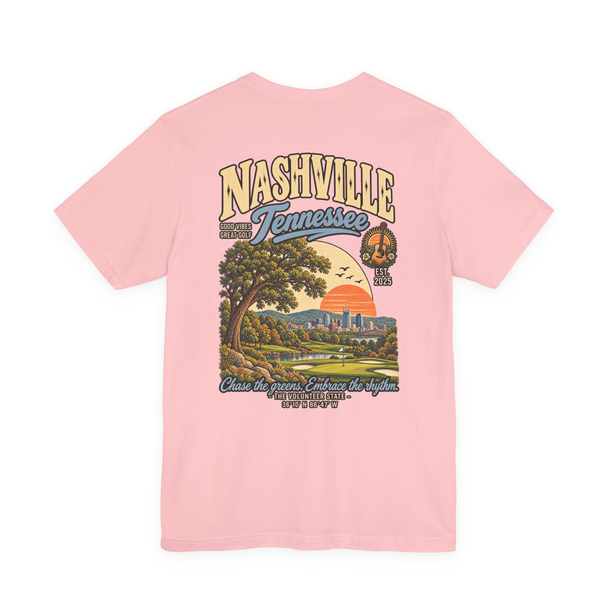 Nashville Tennessee Golf T-Shirt by Iron Sight Golf – product image 14