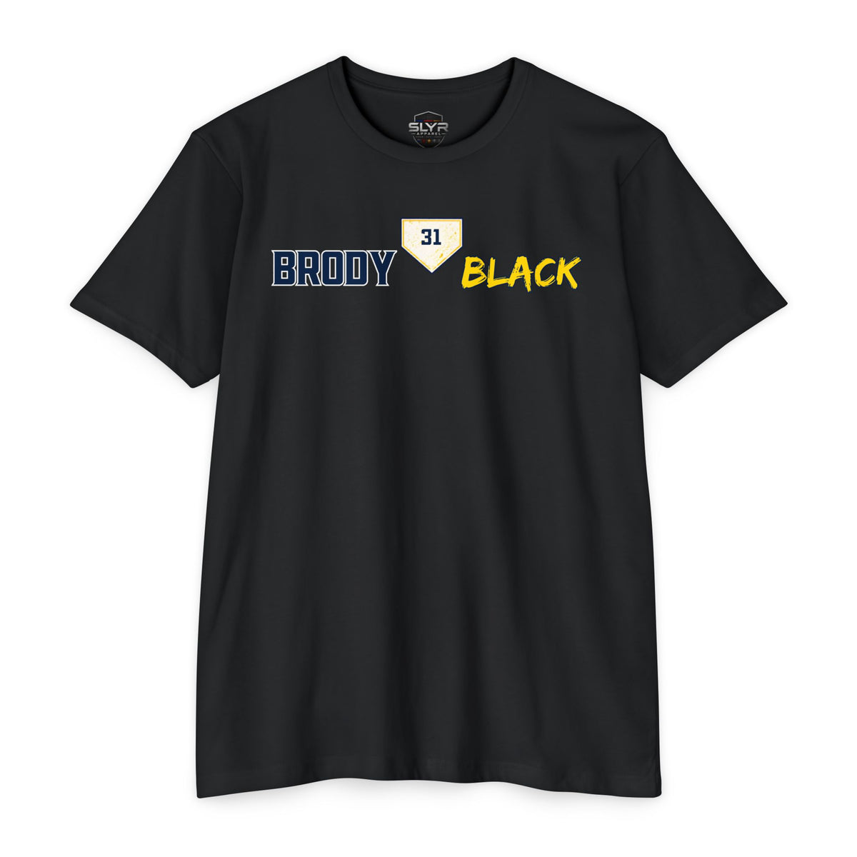 Brody Black #31 baseball T-shirt product view 8