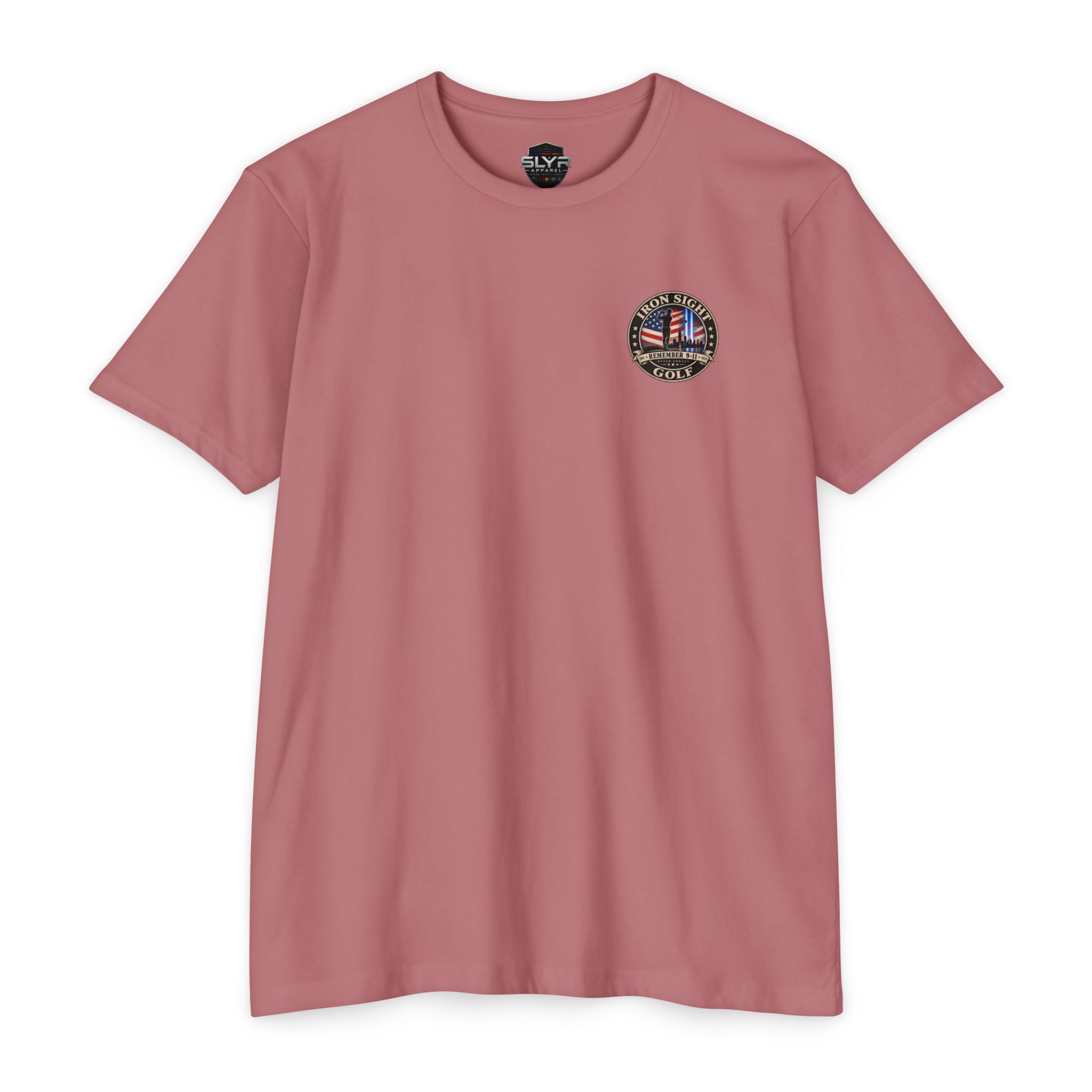Remember 9-11 Tribute T-shirt by Iron Sight Golf