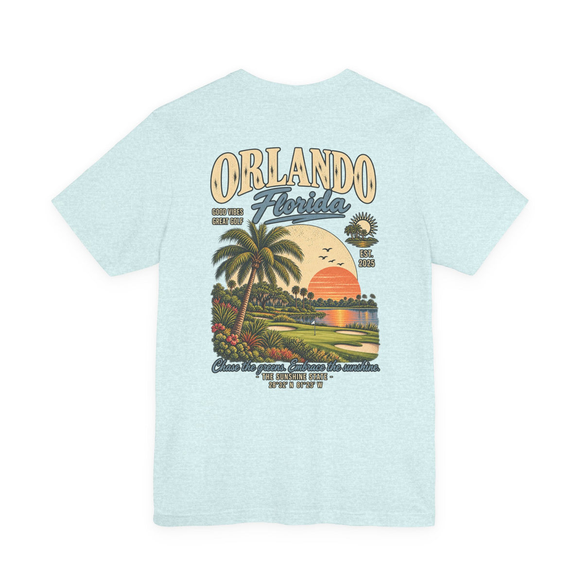 Orlando Florida Golf T-Shirt by Iron Sight Golf – product image 3
