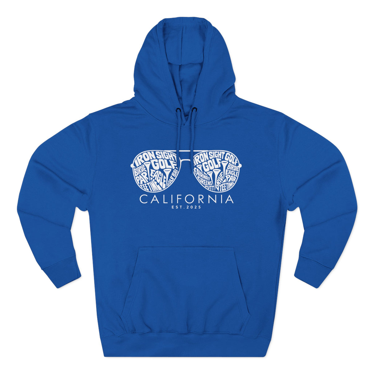 California Sunglasses Graphic Hoodie – Iron Sight Golf by Iron Sight Golf – product view 2