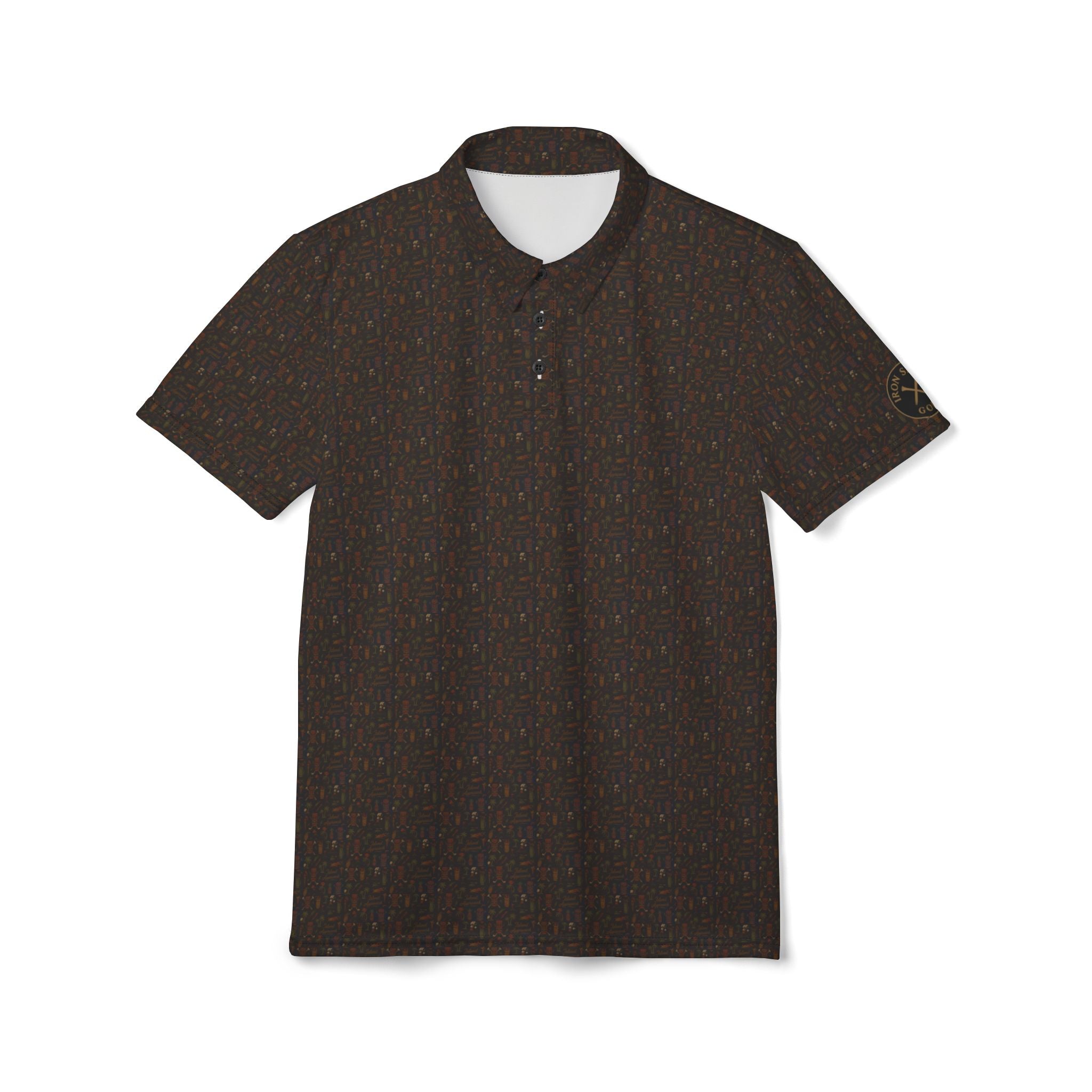 Island Approach Tiki Polyester Polo - Iron Sight Golf