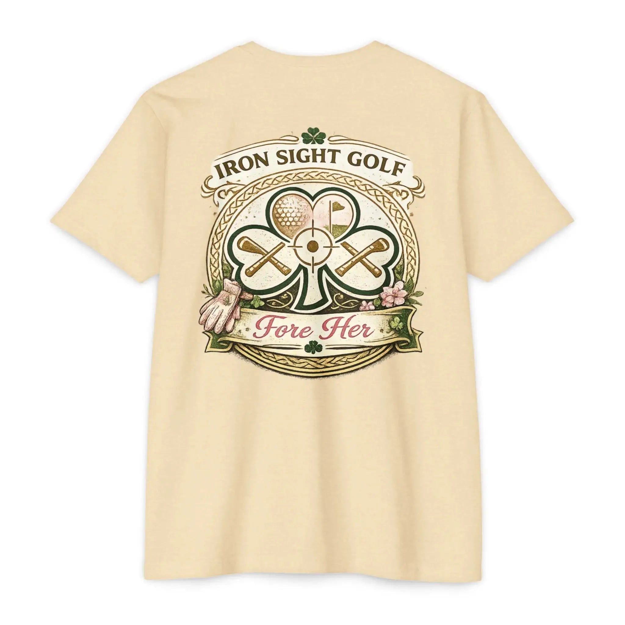Fore Her Luck Golf Tee - Iron Sight 60/40 Next Level T-Shirt Printify