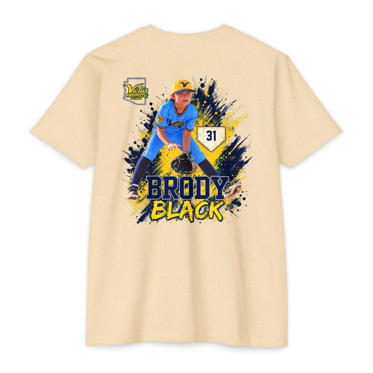 Brody Black #31 baseball T-shirt product view 11