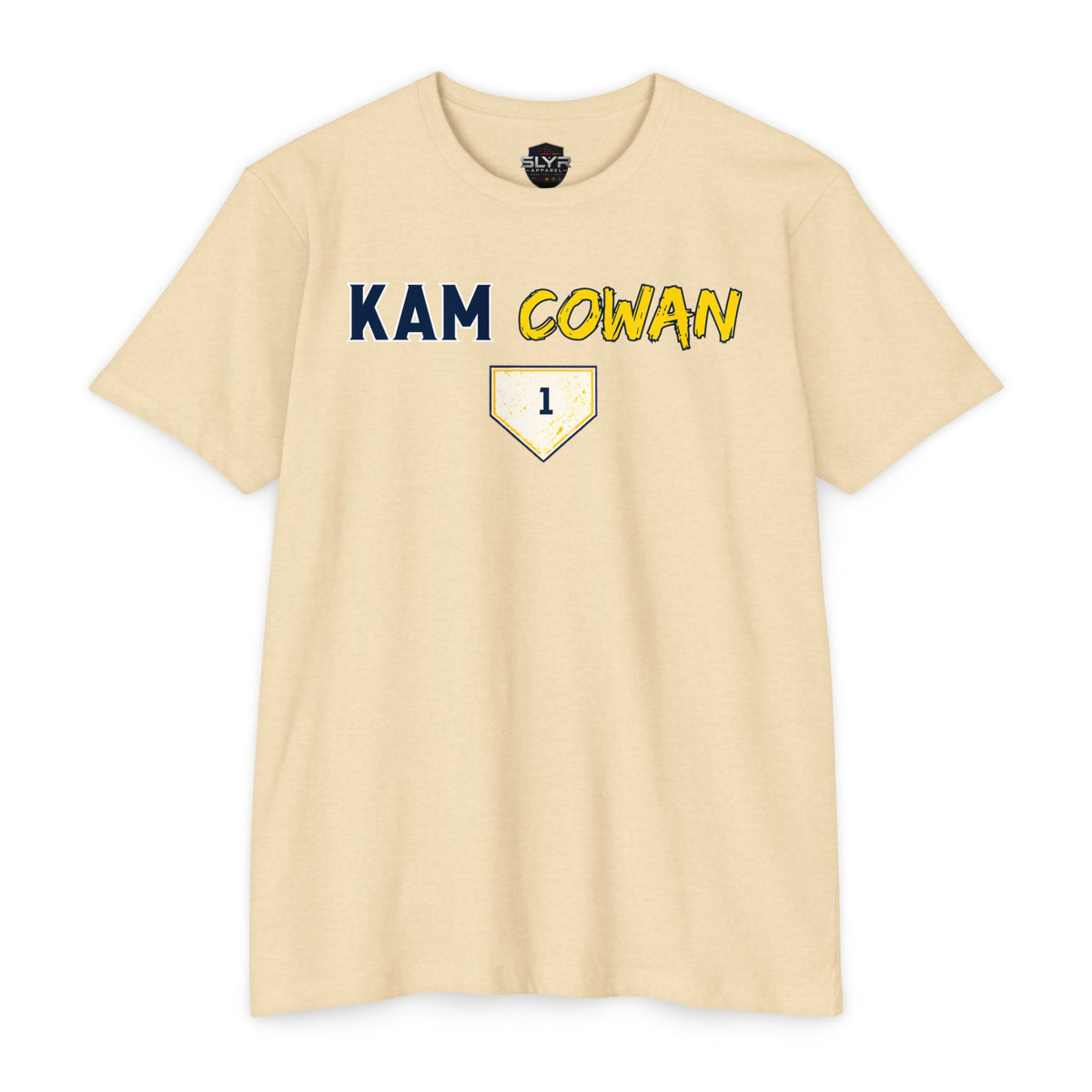 Kam Cowan baseball T-shirt product view 2