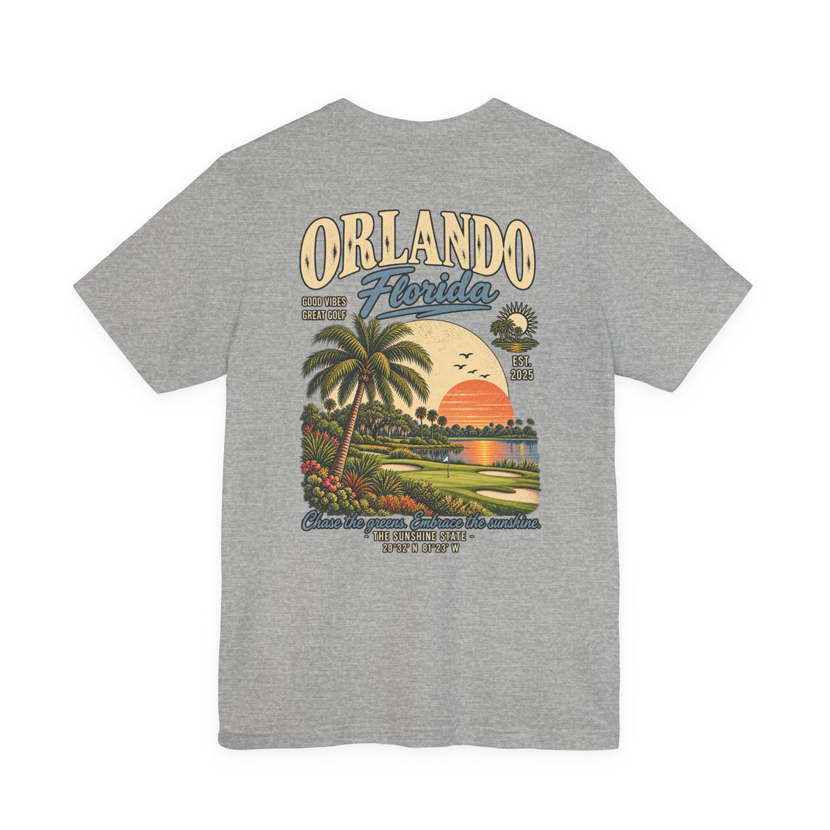 Orlando Florida Golf T-Shirt by Iron Sight Golf – product image 4