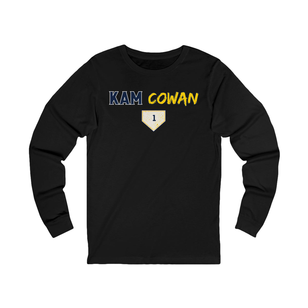 Kam Cowan baseball long sleeve tee product view 6