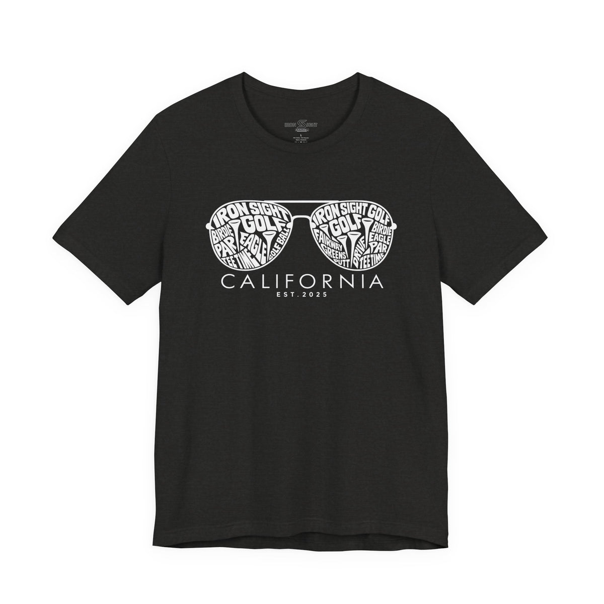 Iron Sight Golf California Sunglasses Graphic T-Shirt by Iron Sight Golf – product image 2