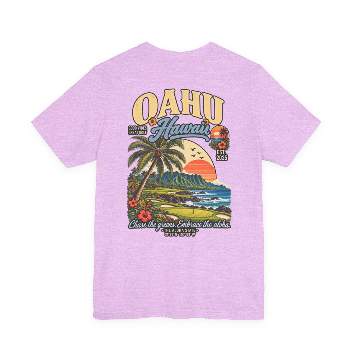 Oahu Hawaii Golf T-Shirt by Iron Sight Golf – product image 13