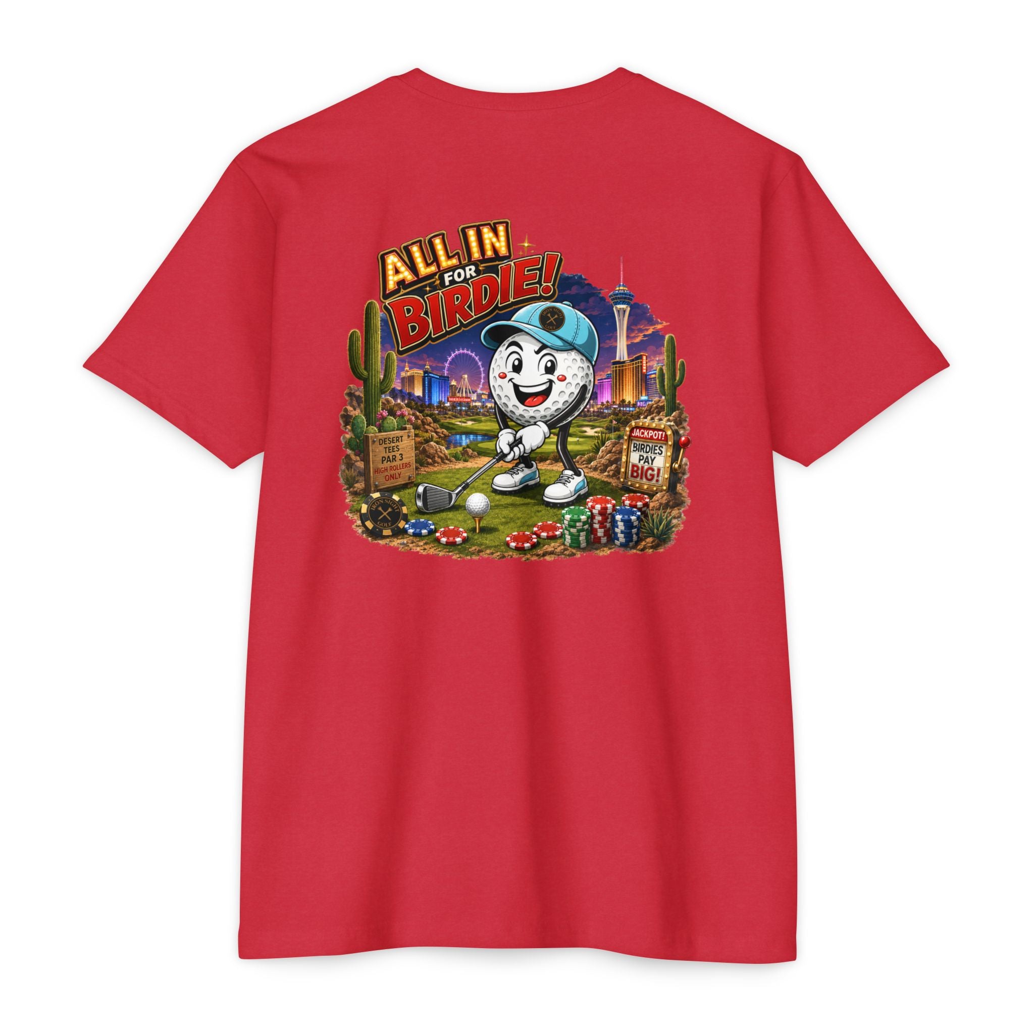 All In for Birdie Golf T-Shirt featuring Bogey Bob in Las Vegas - image 4