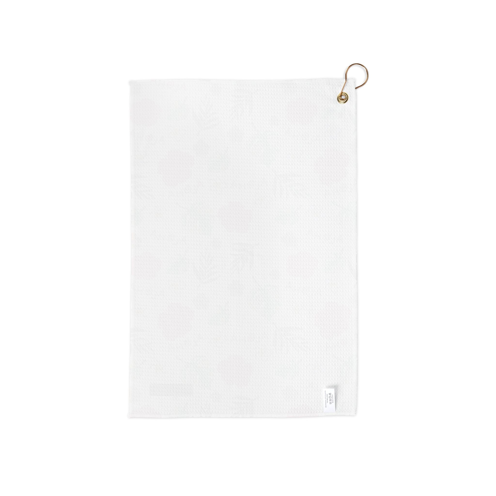 Aloha Floral Golf Towel with Tropical Hibiscus Design - image 2