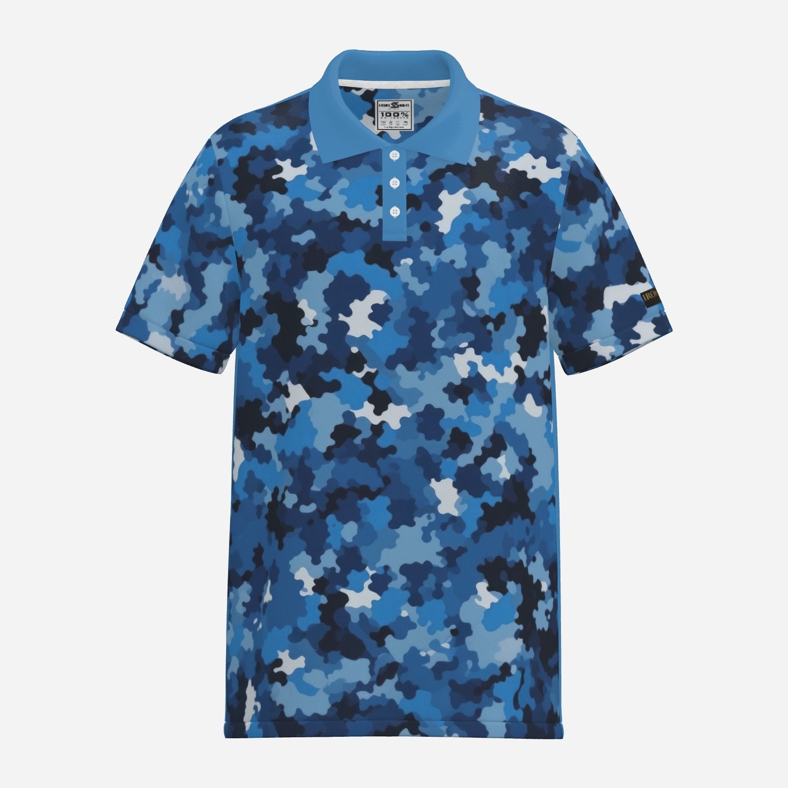 Blue Alert Performance Golf Polo by Iron Sight Golf - image 2