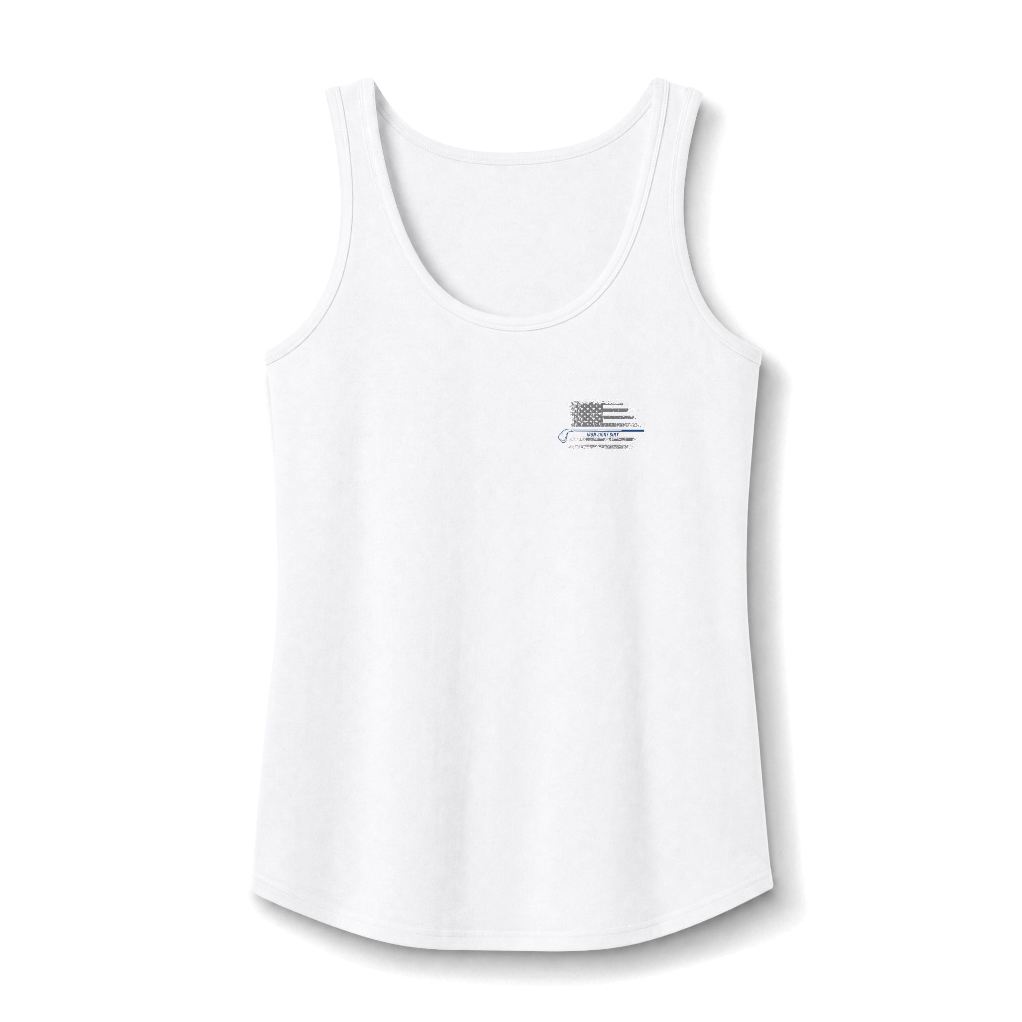 Blue Line Golf Pride Womens Tank with American Flag Golf Club - image 3