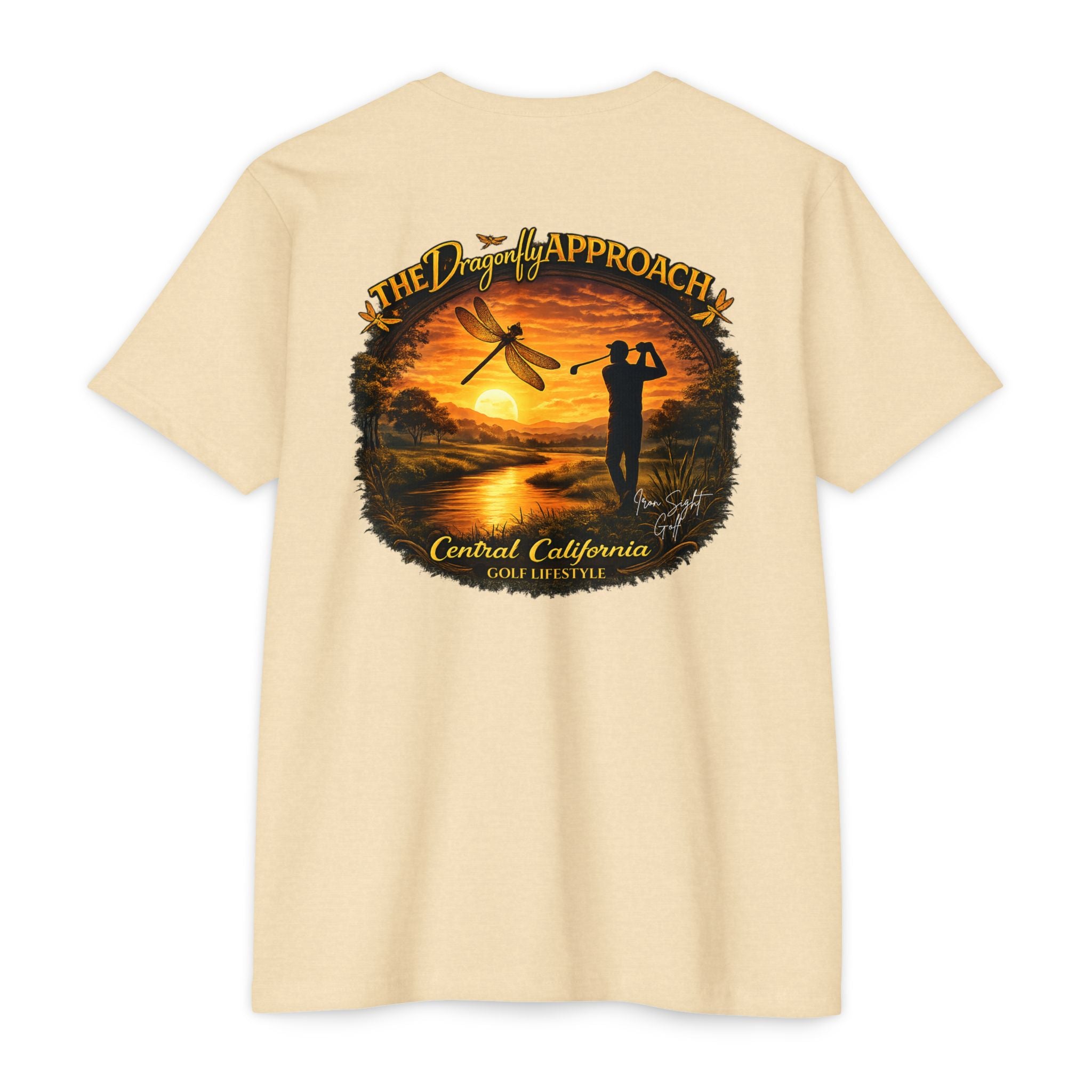 Central California Dragonfly Approach Golf Lifestyle T-Shirt - image 11