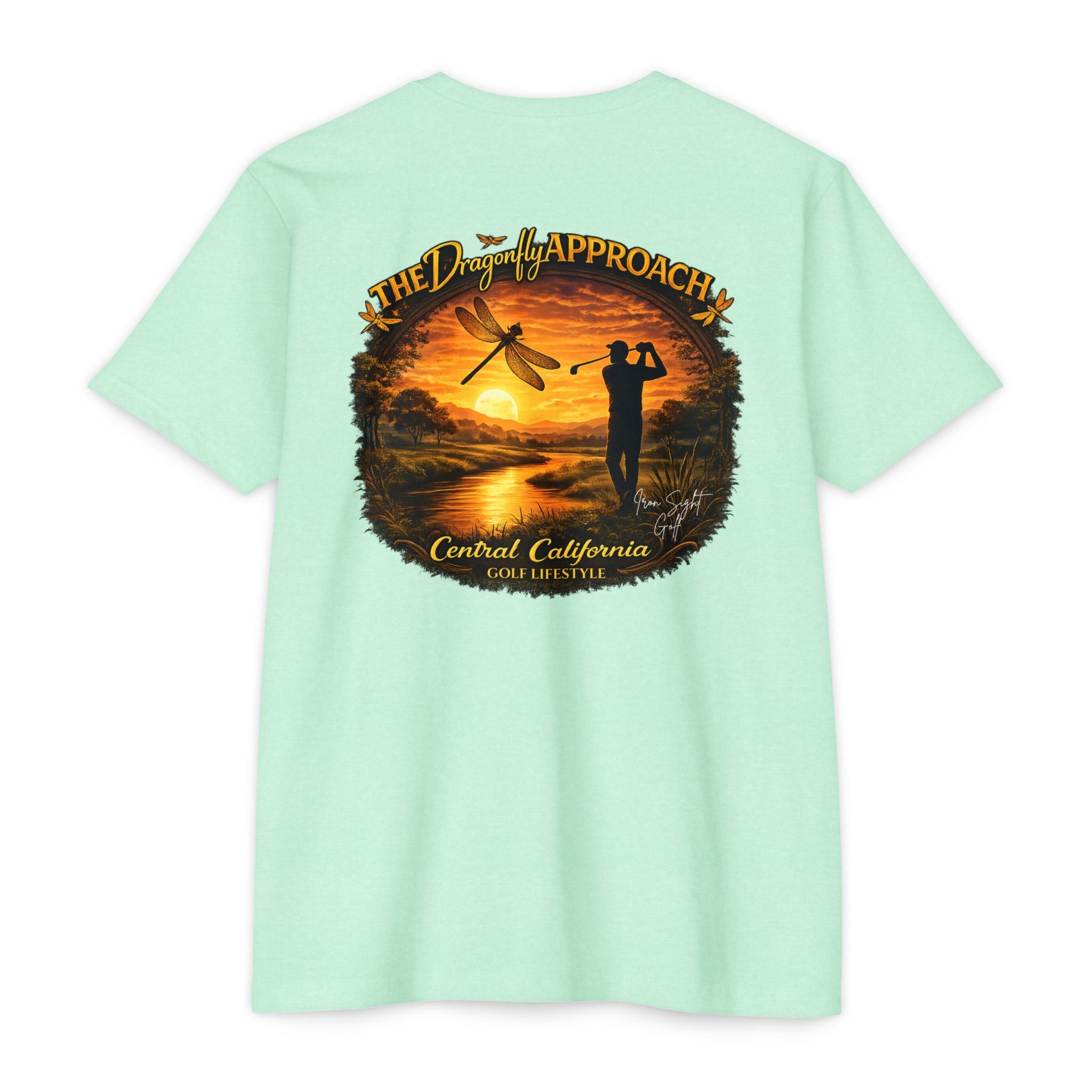 Central California Dragonfly Approach Golf Lifestyle T-Shirt - image 12