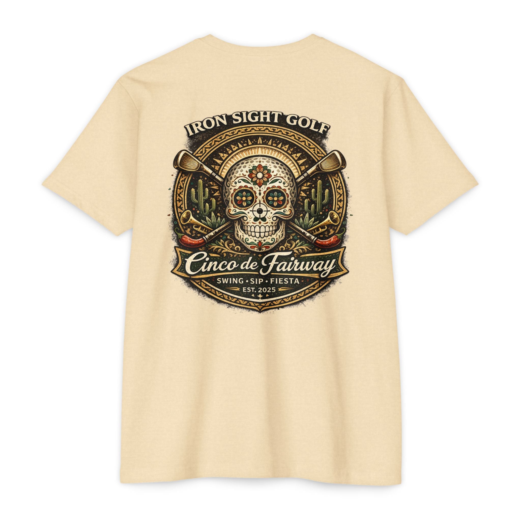 Cinco De Fairway Iron Sight Golf T-Shirt - image 2