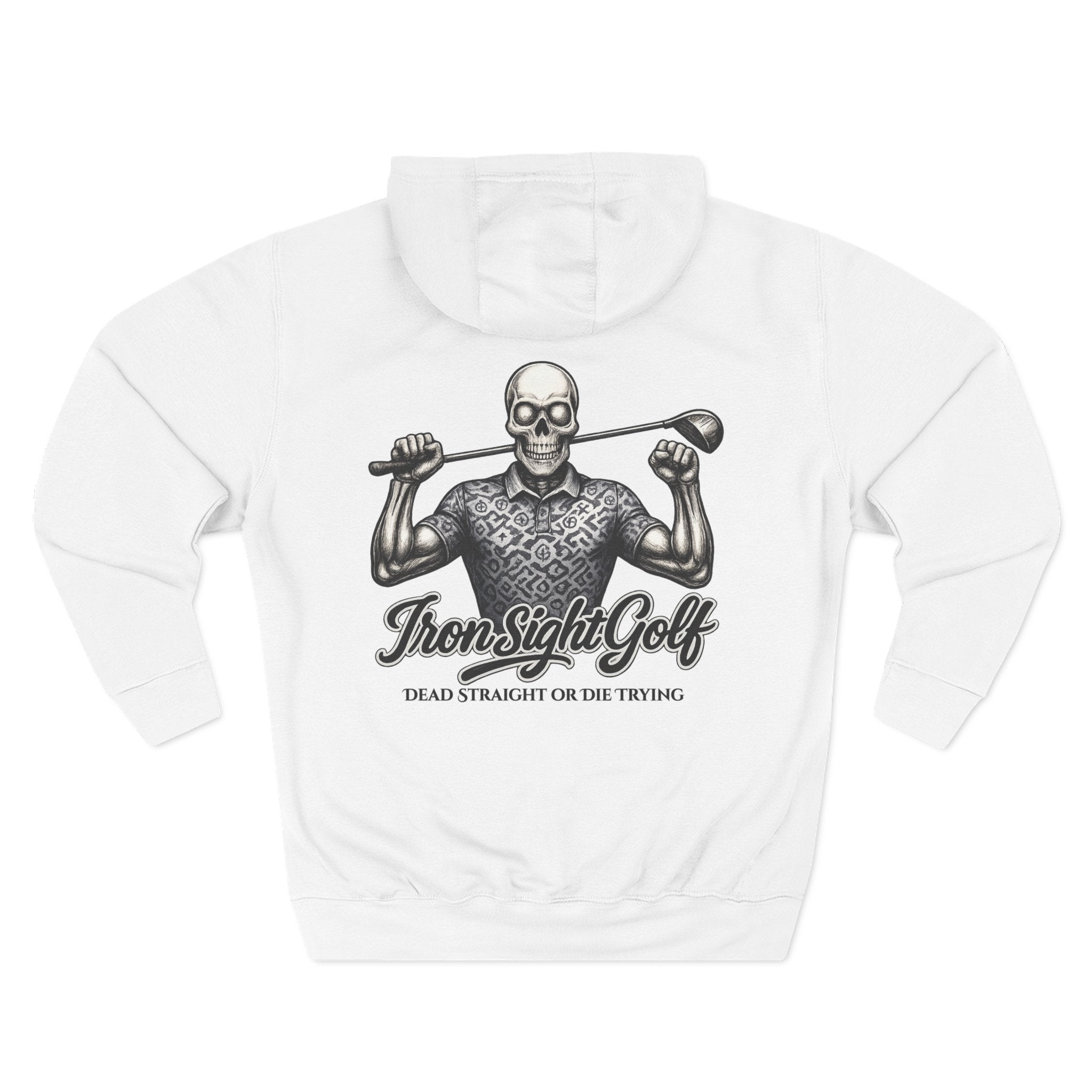 Dead Straight or Die Trying Skull Hoodie by Iron Sight Golf - image 3