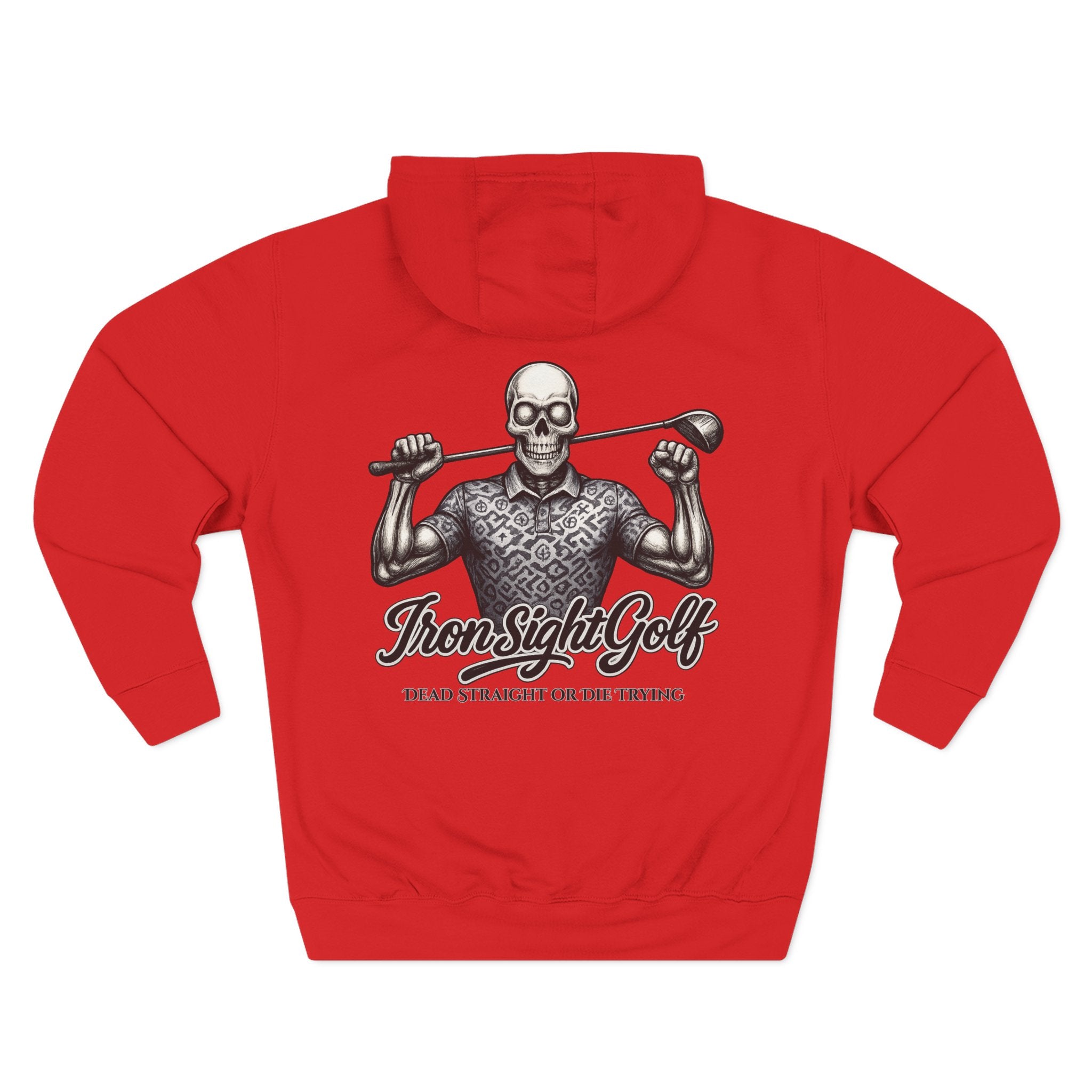 Dead Straight or Die Trying Skull Hoodie by Iron Sight Golf - image 5