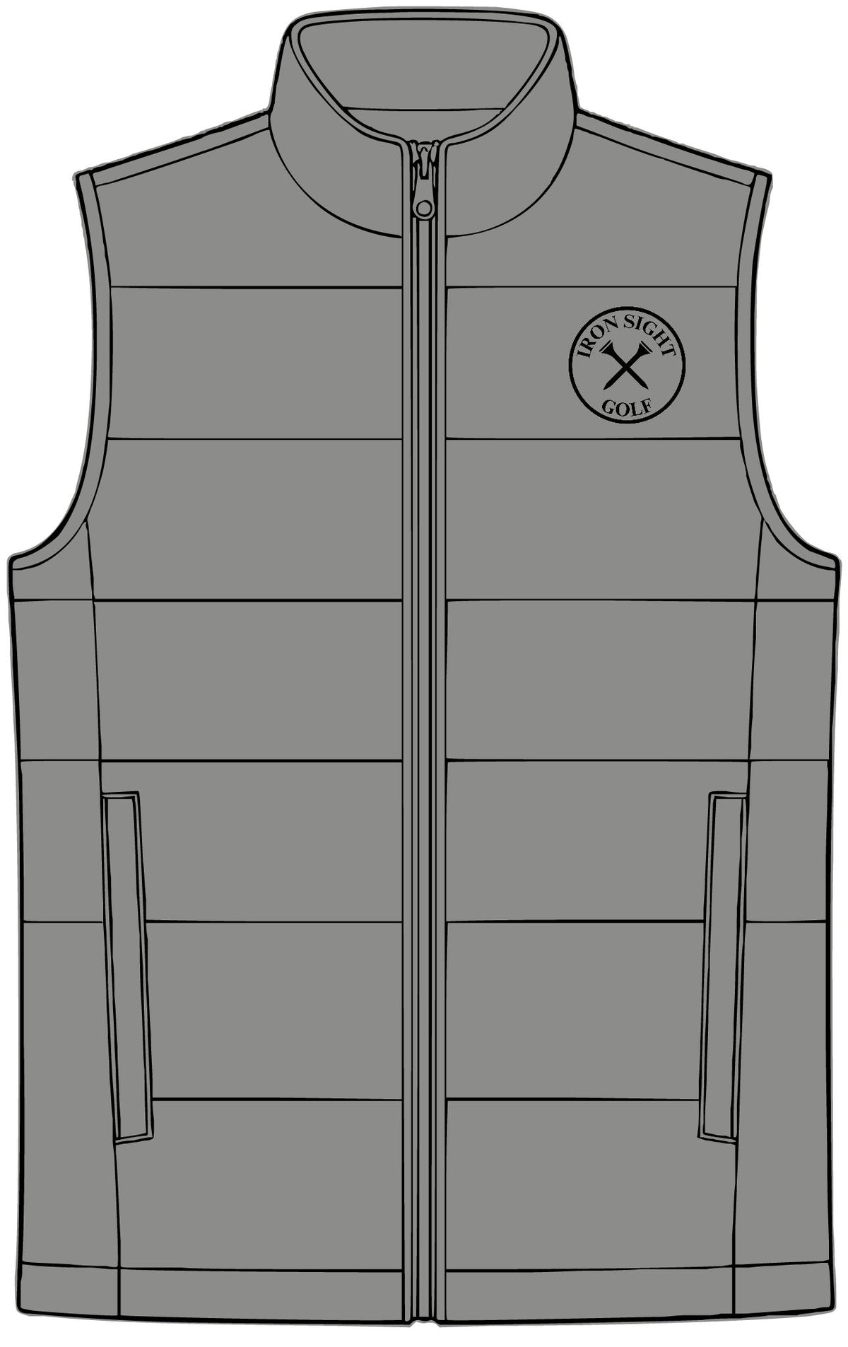 Ember Ridge Puffer Vest by Iron Sight Golf – product view 3