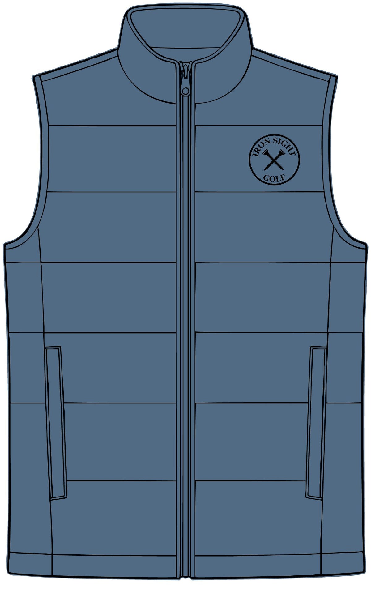 Ember Ridge Puffer Vest by Iron Sight Golf – product view 4
