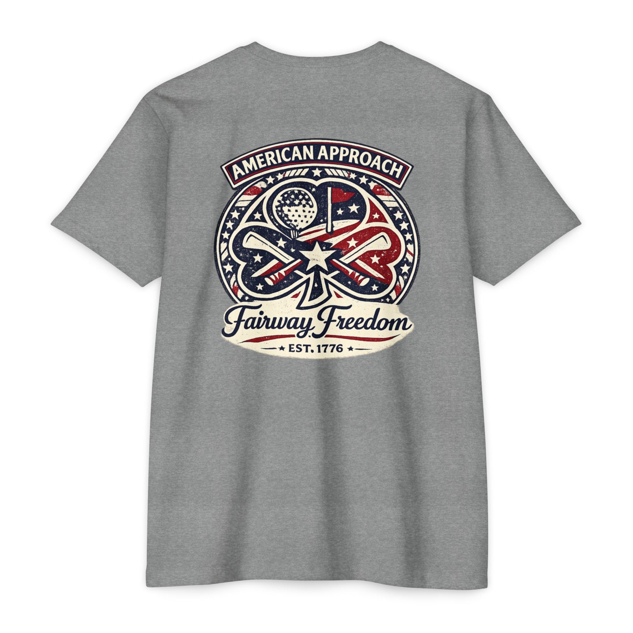 Fairway Freedom American Approach Patriotic Golf T-Shirt - image 1